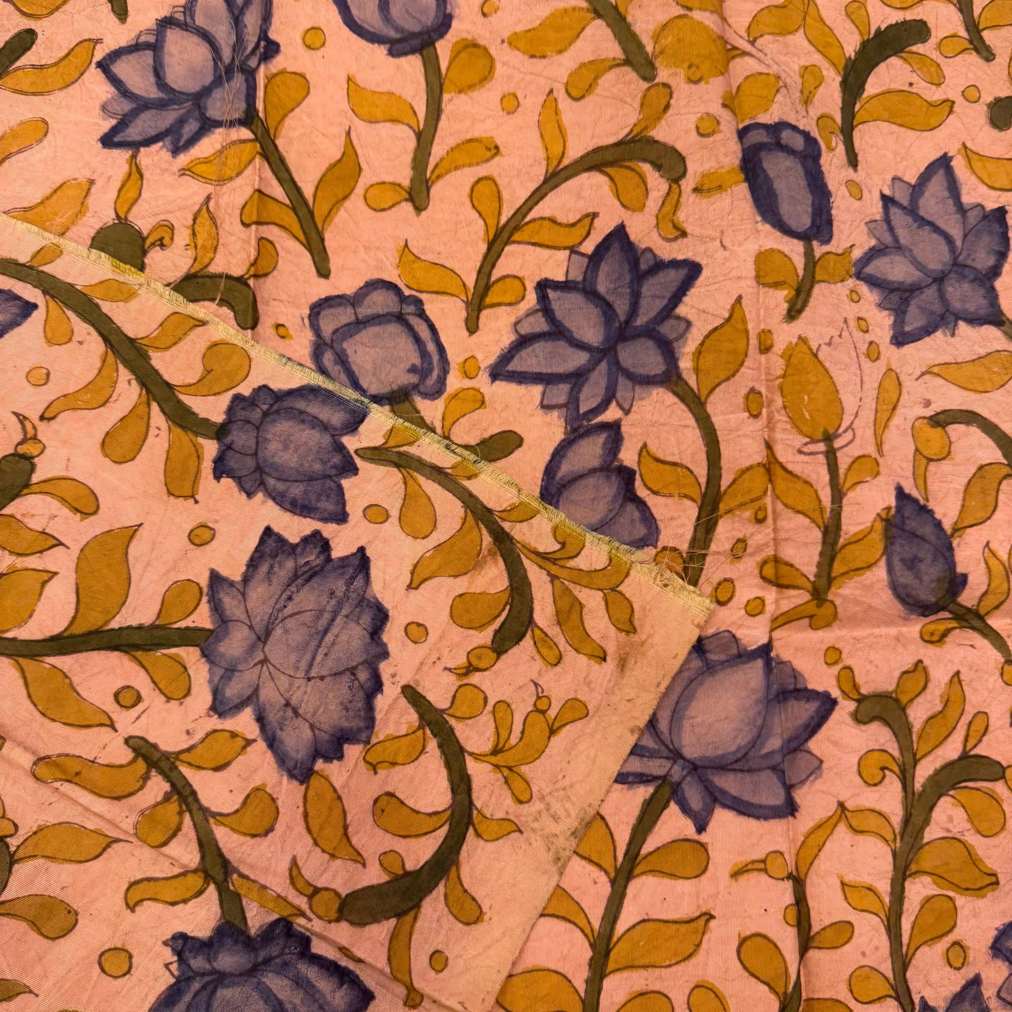 SHSKAL10 Kanchipuram Hand Painted kalamkari Silk Blouse