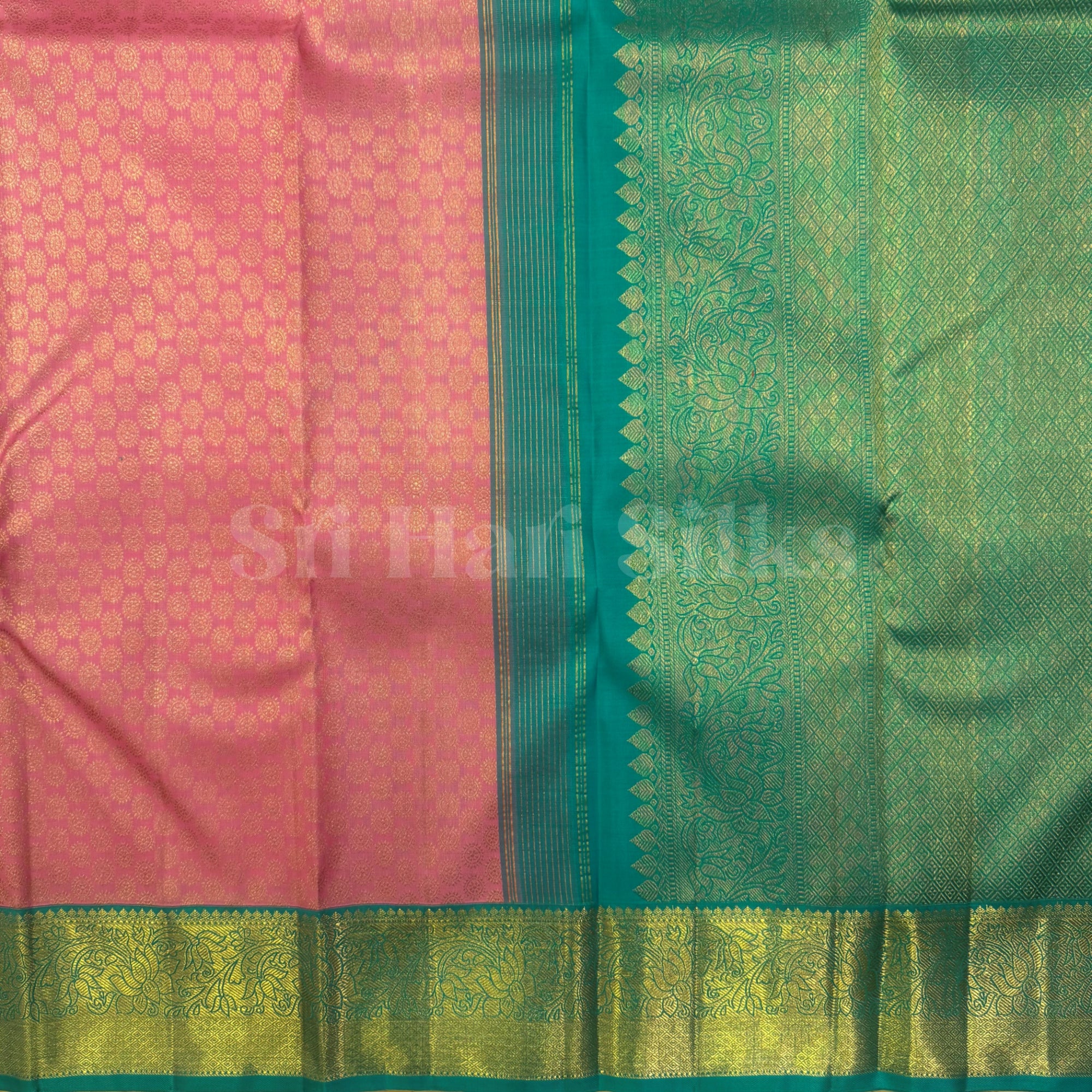 SHSGEE015 Kanchipuram Handloom Silk Saree