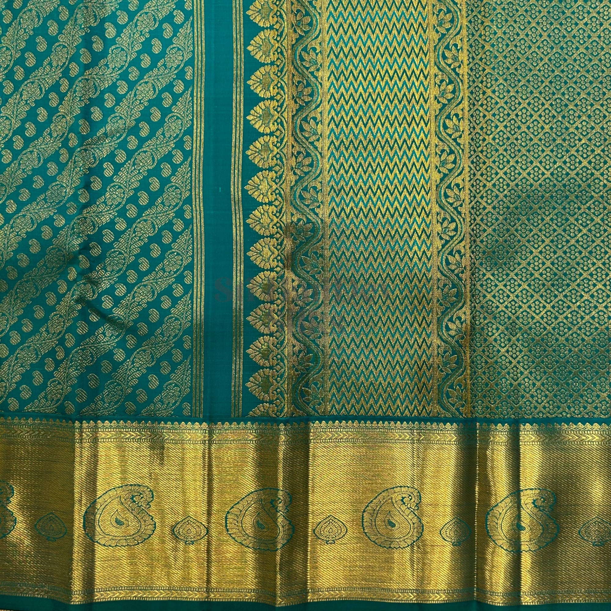 SHS8208 Kanchipuram Pure Handloom Silk Sari
