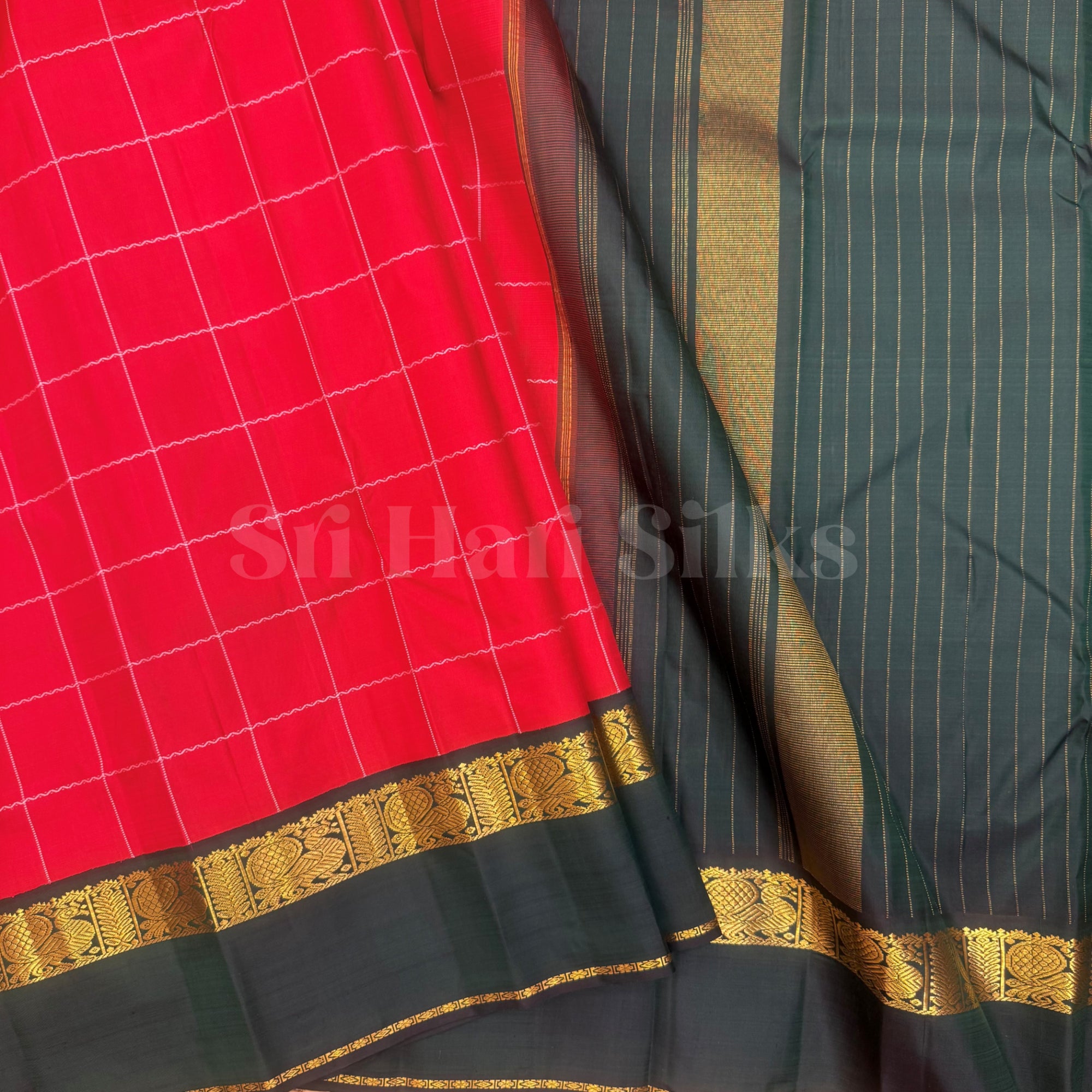 SHS9846 Kanchipuram Handloom Silk Saree