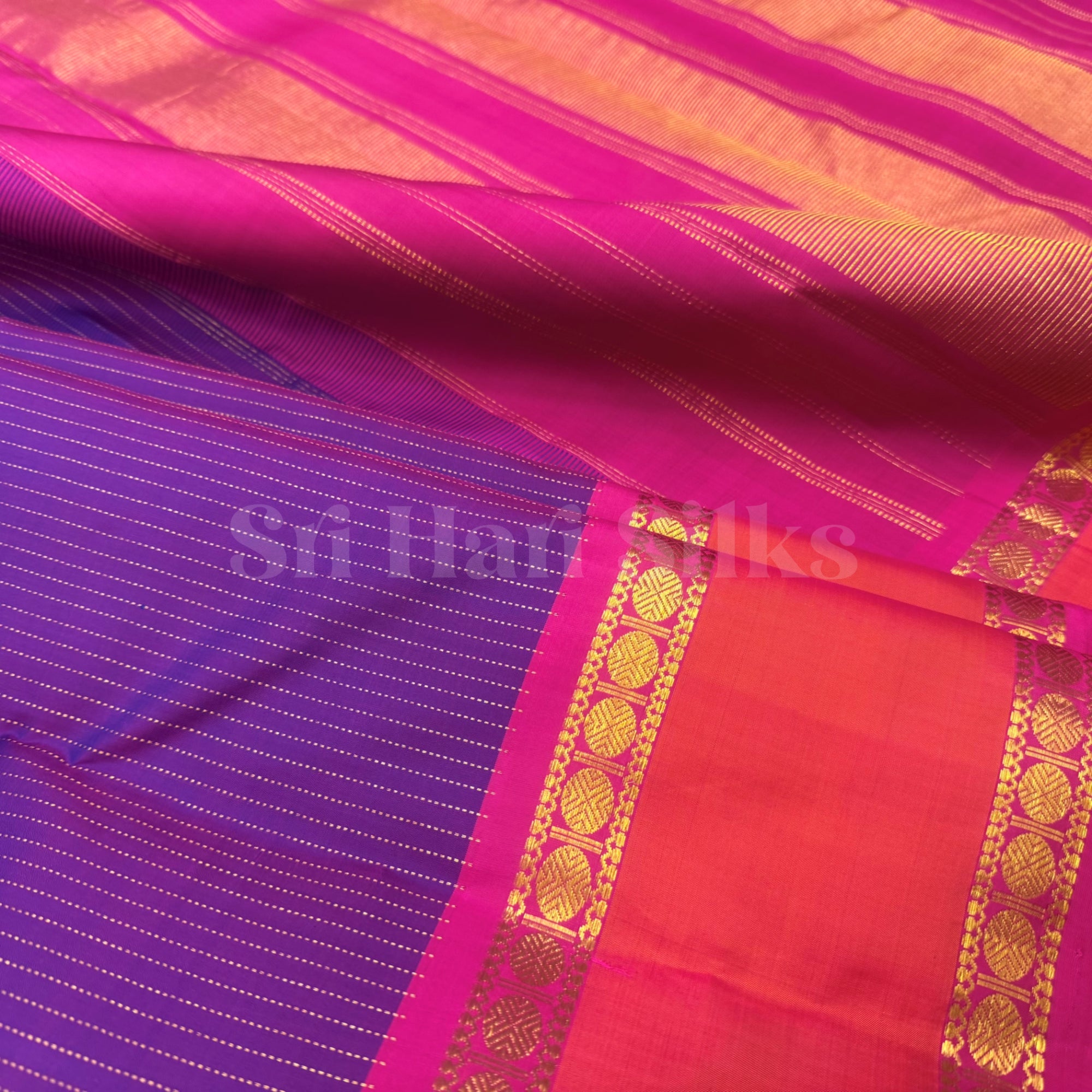 SHS9853 Kanchipuram Handloom Silk Saree