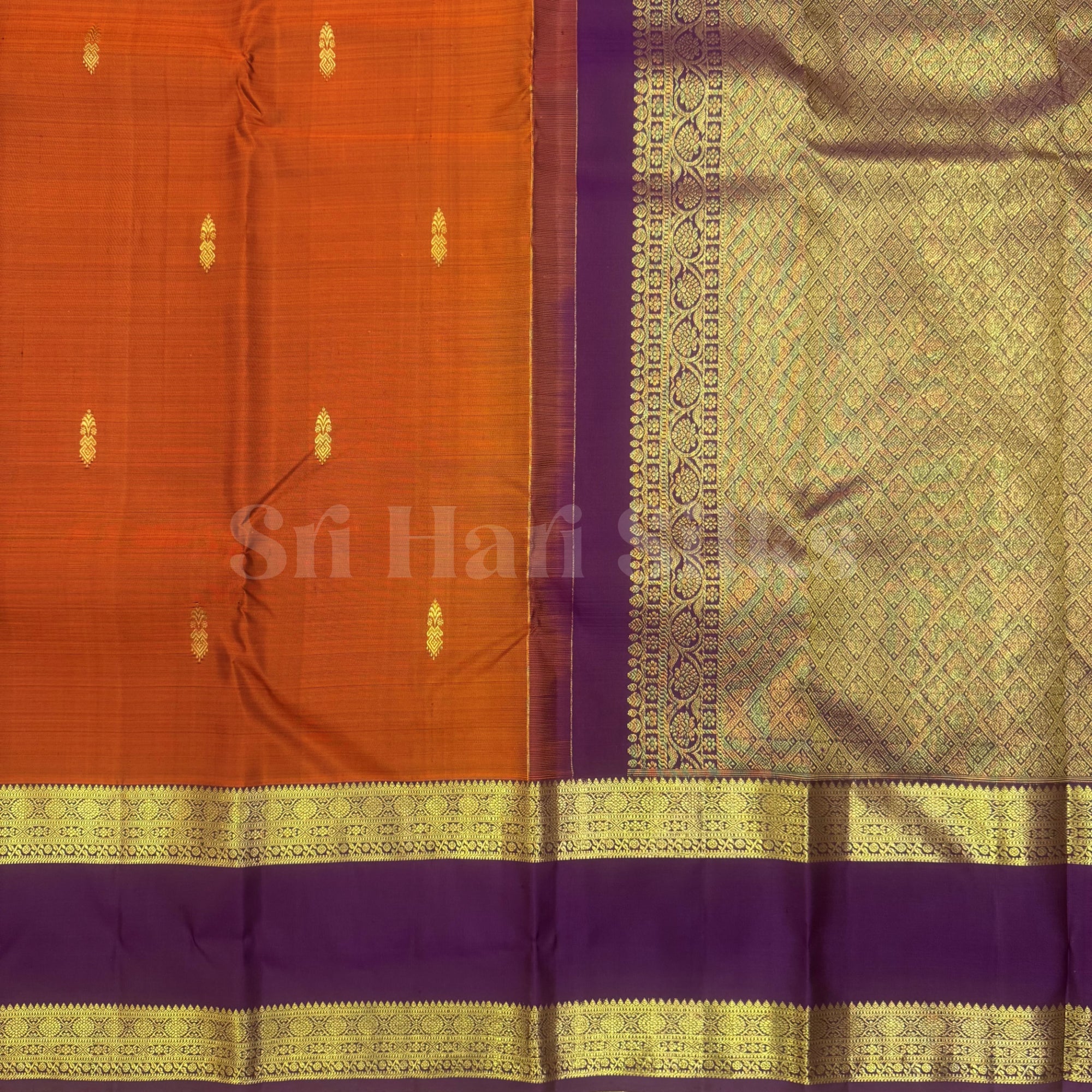 SHS9851 Kanchipuram Handloom Silk Saree