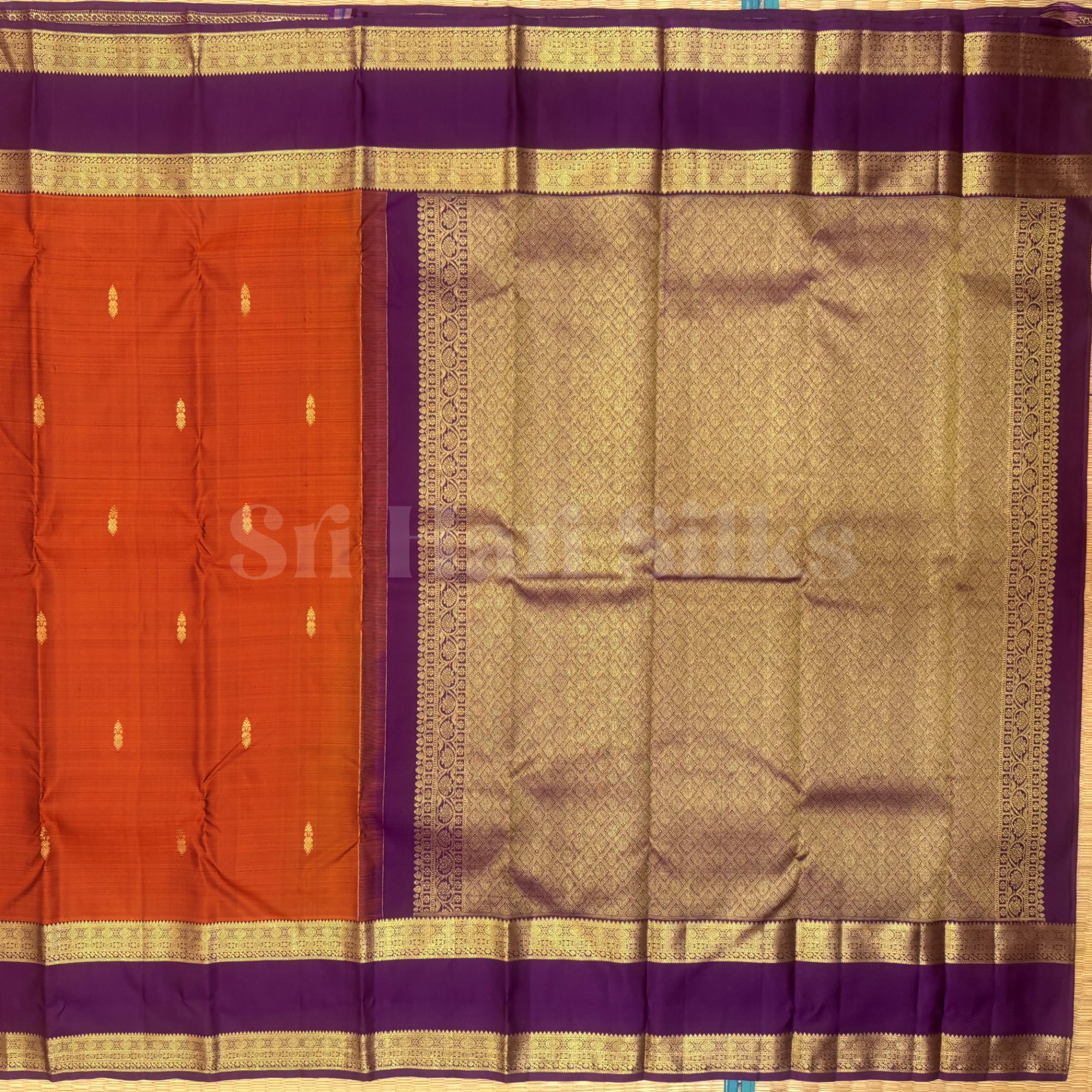 SHS9851 Kanchipuram Handloom Silk Saree