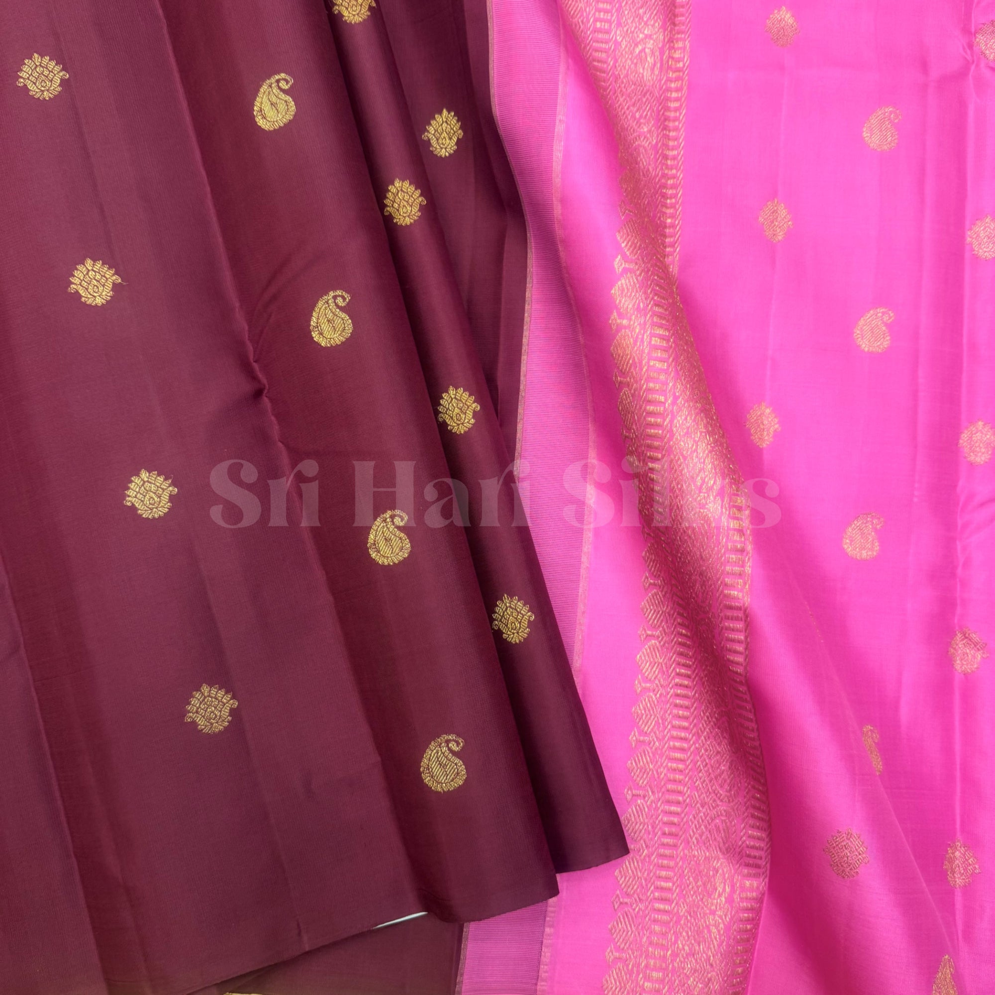 SHS9798 Kanchipuram Handloom Silk Saree