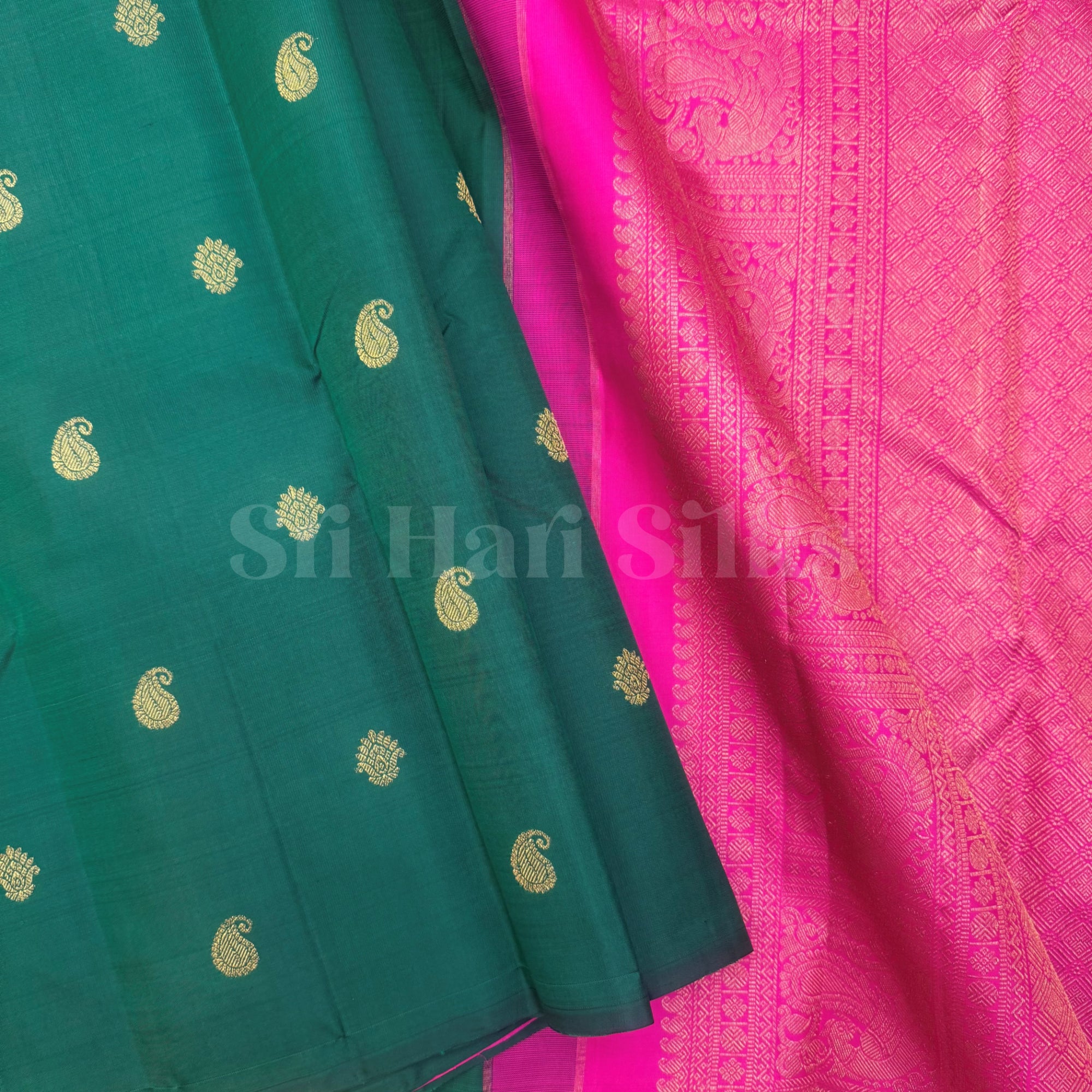 SHS9797 Kanchipuram Handloom Silk Saree