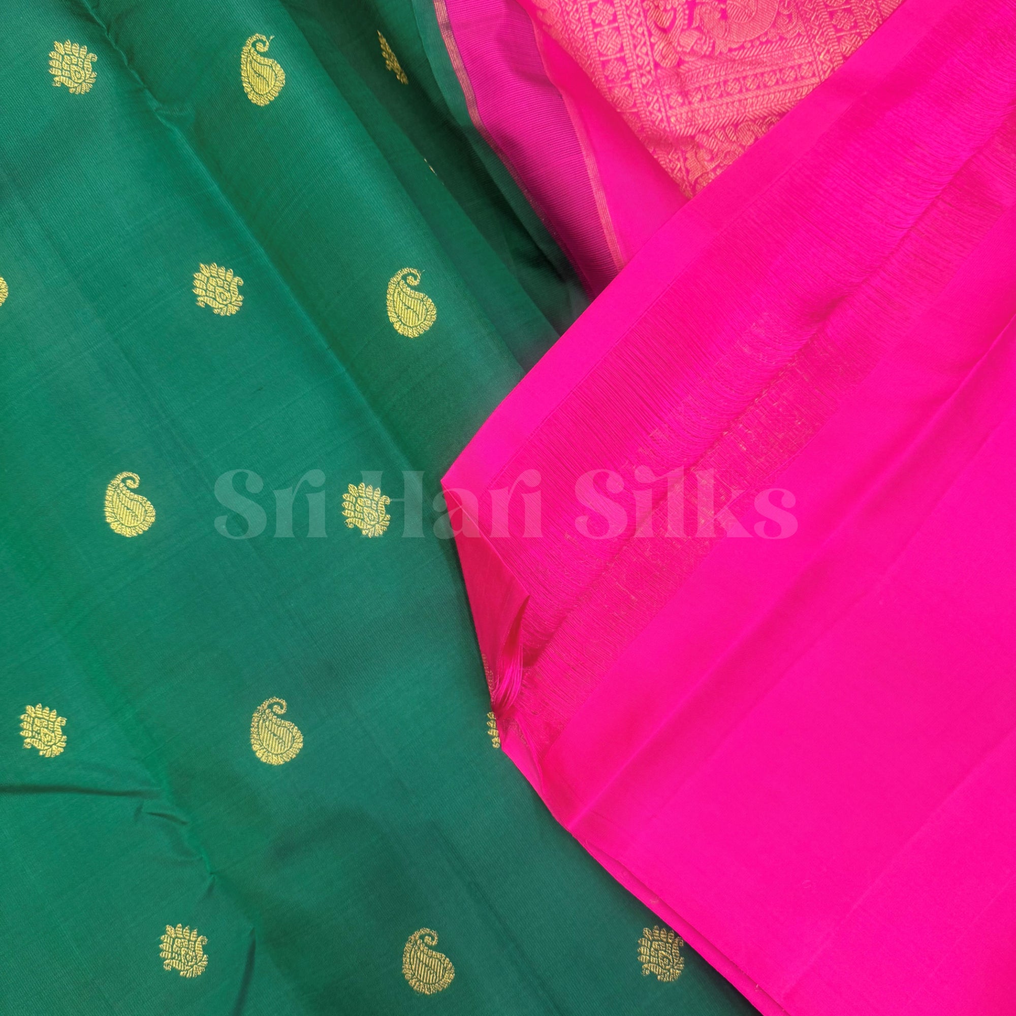 SHS9797 Kanchipuram Handloom Silk Saree