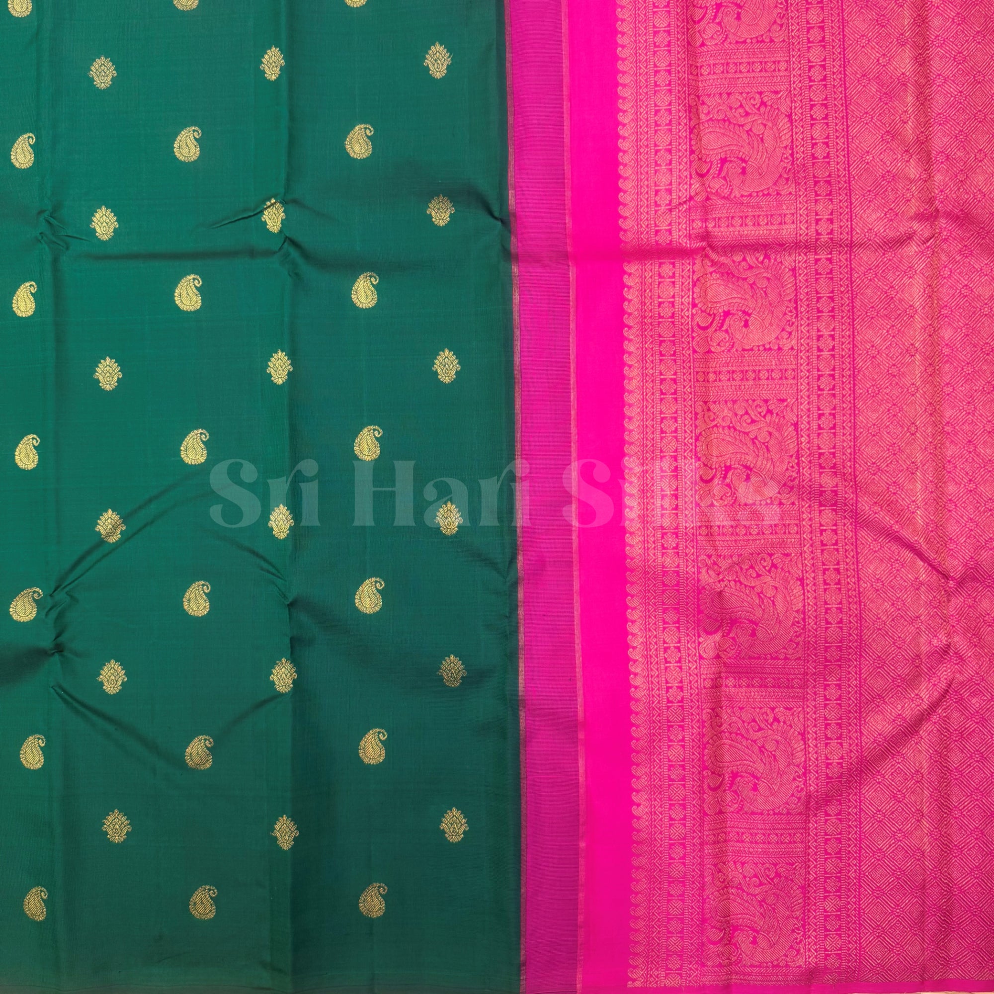 SHS9797 Kanchipuram Handloom Silk Saree