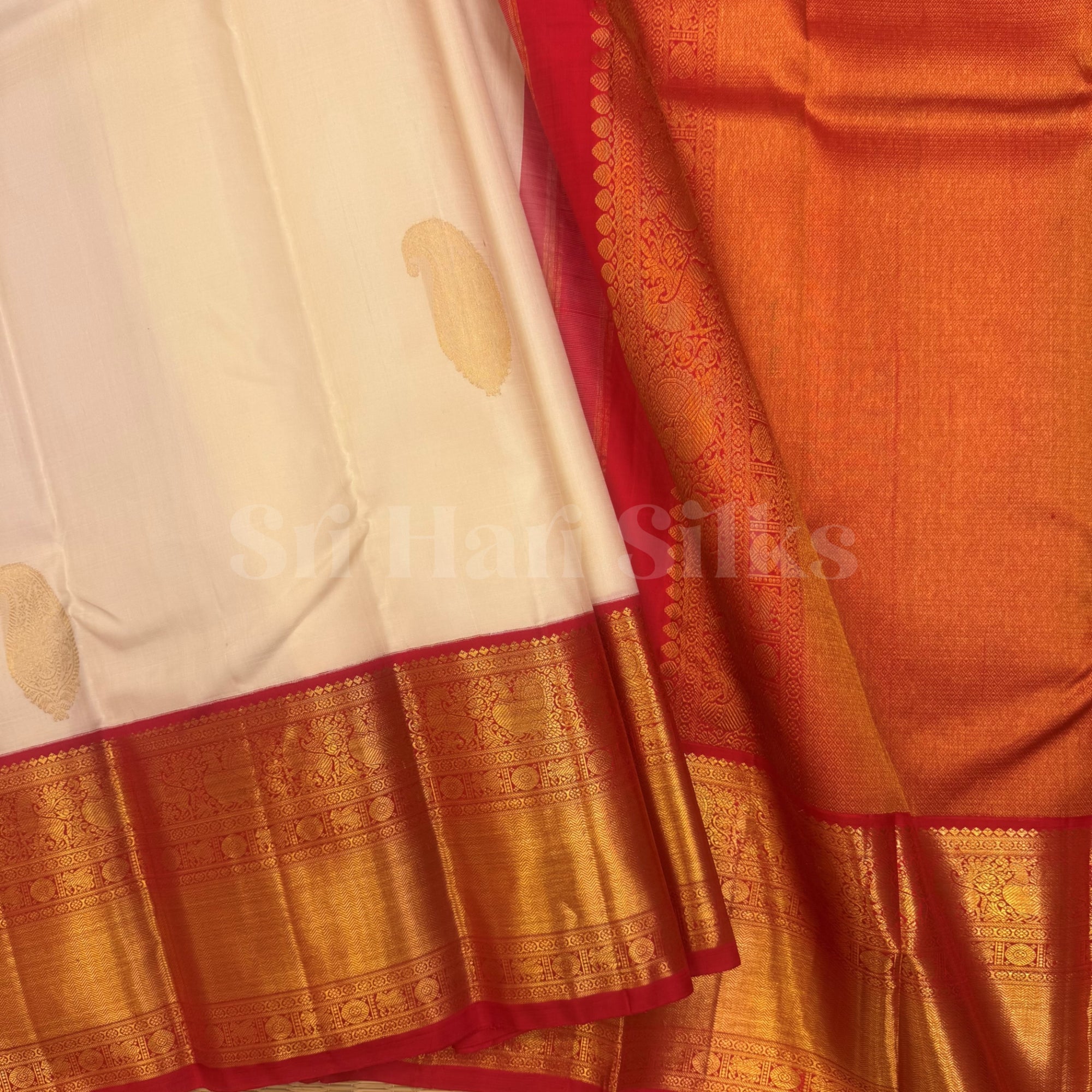 SHSGEE005 Kanchipuram Handloom Silk Saree