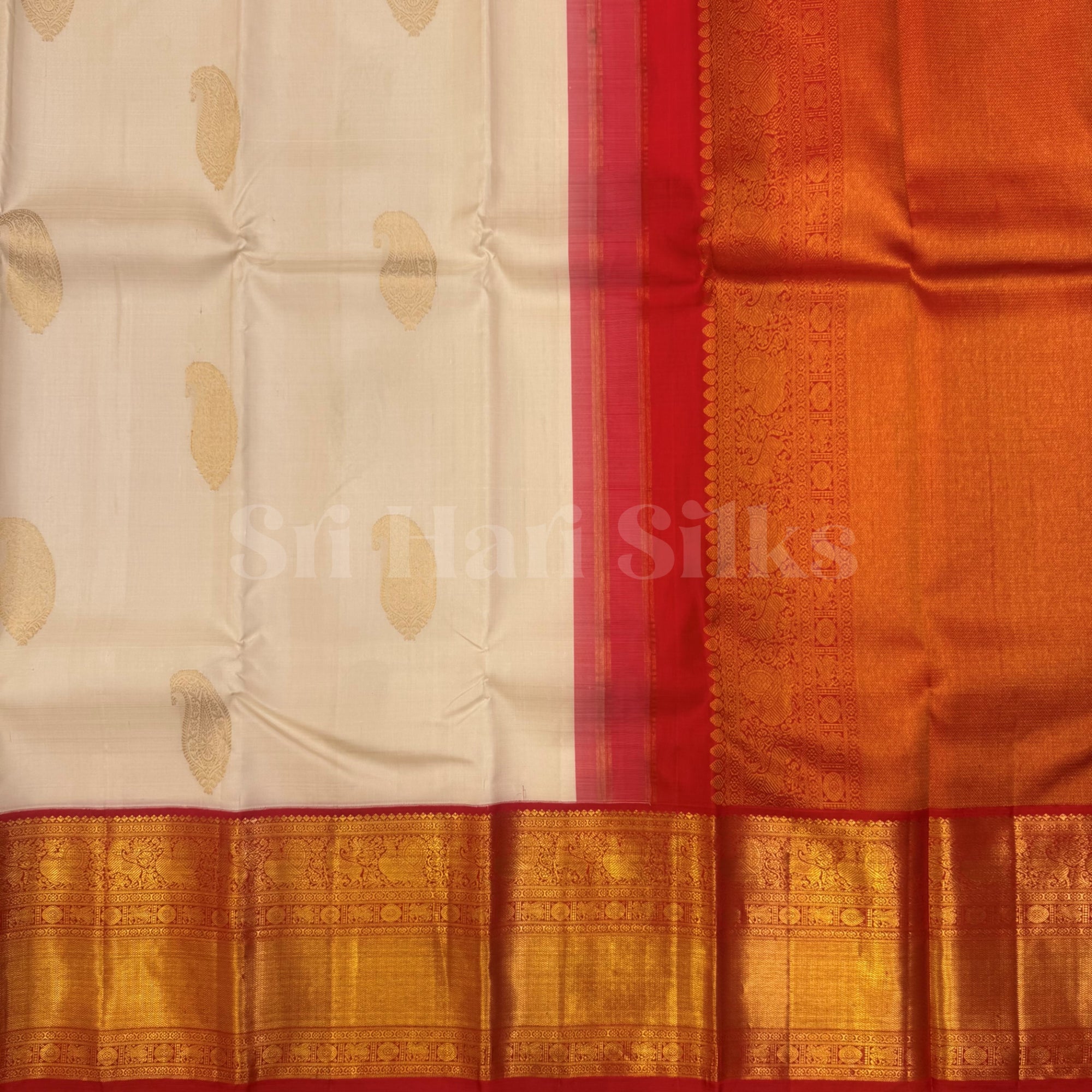 SHSGEE005 Kanchipuram Handloom Silk Saree