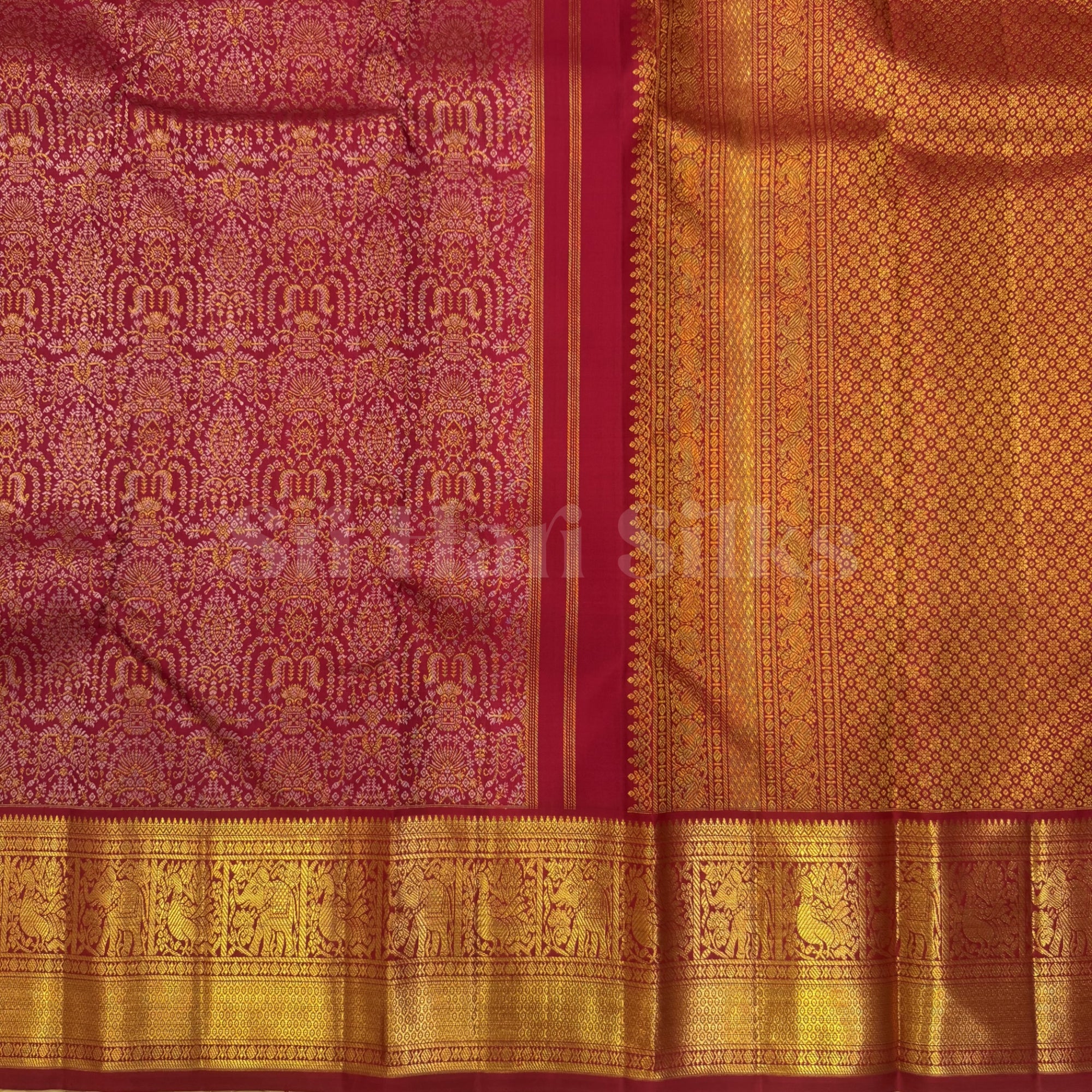 SHSGEE003 Kanchipuram Handloom Silk Saree