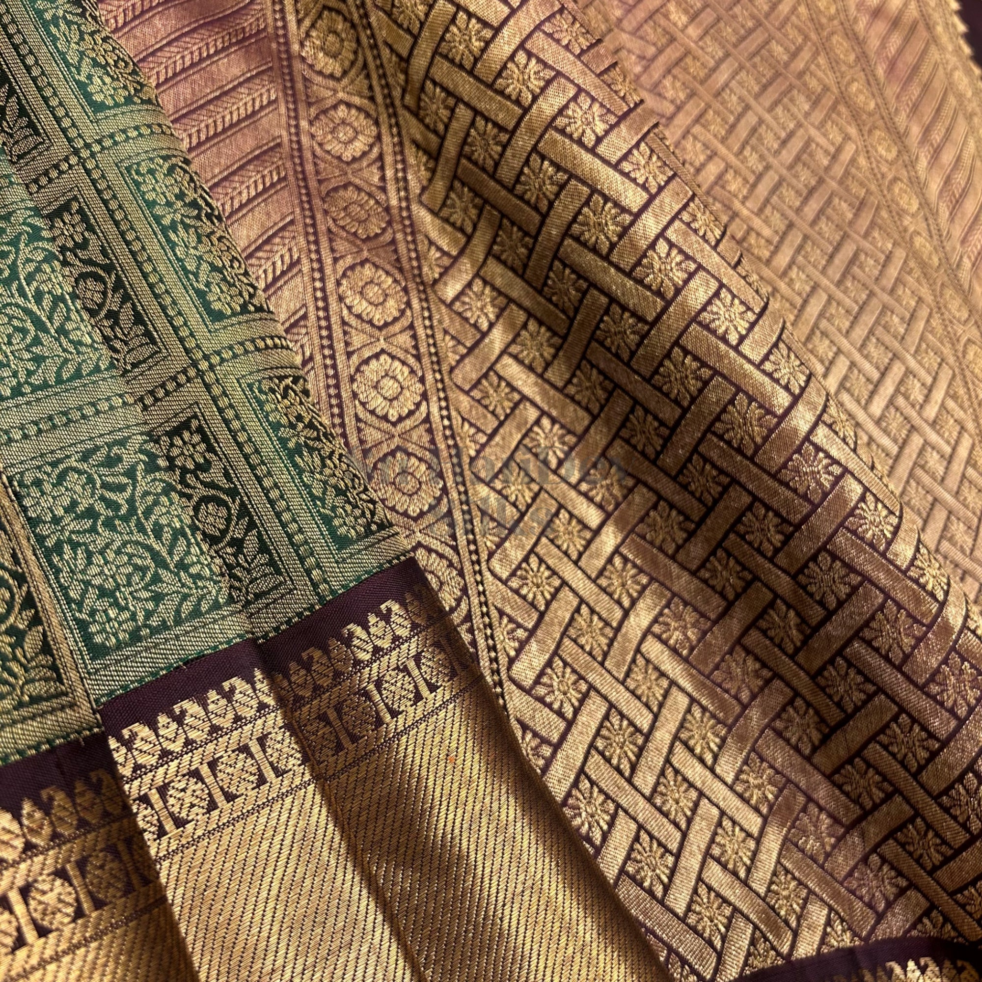 SHS8217 Kanchipuram Wedding Silk Sari