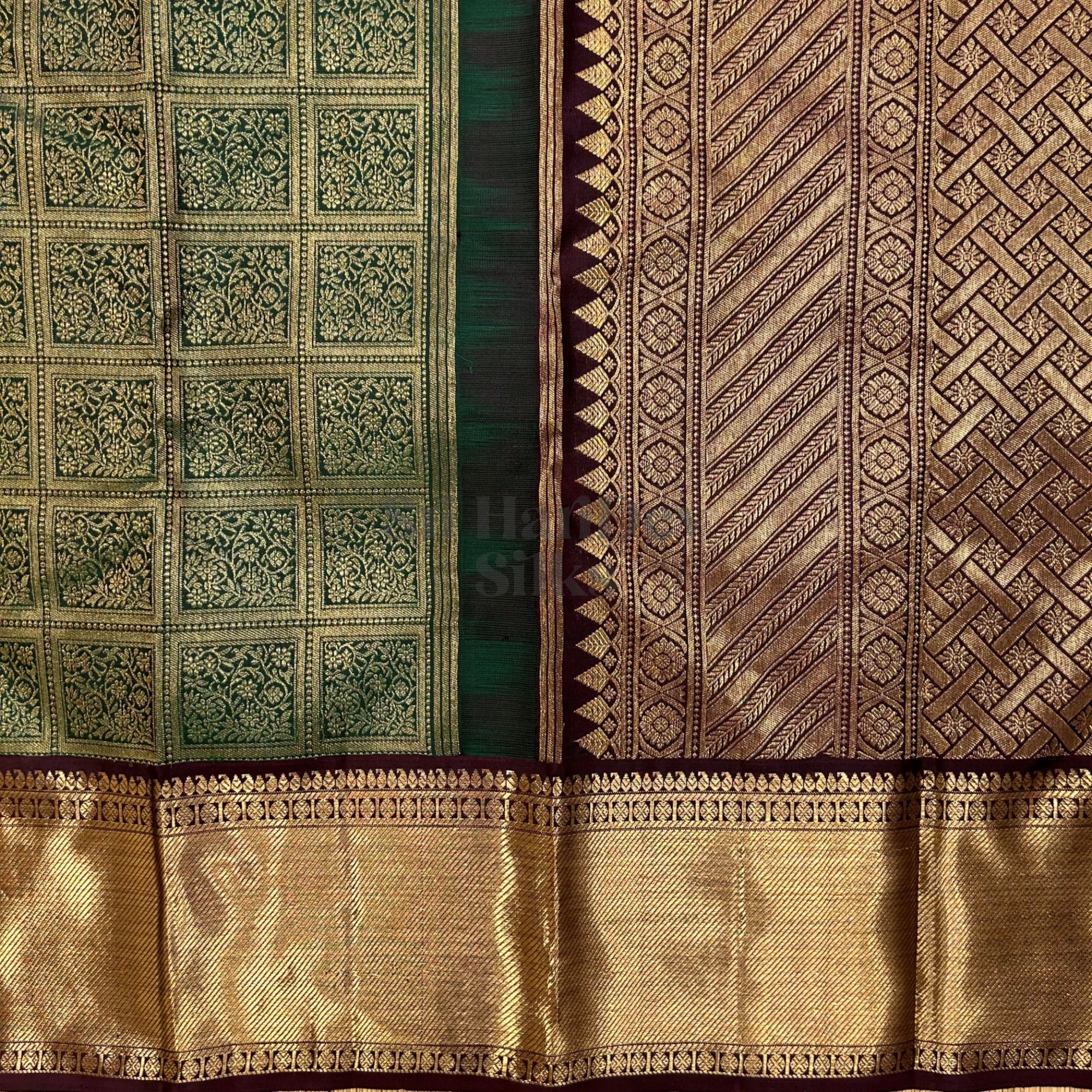 SHS8217 Kanchipuram Wedding Silk Sari
