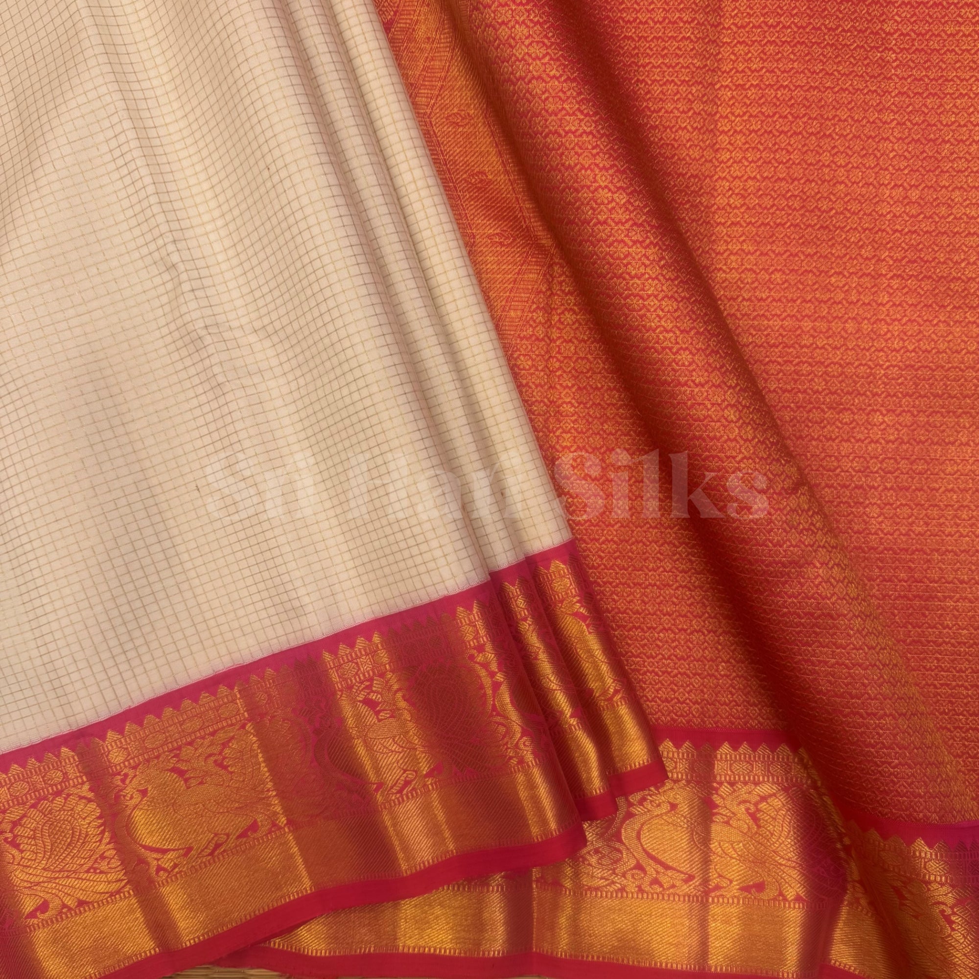 SHSGEE007 Kanchipuram Handloom Silk Saree