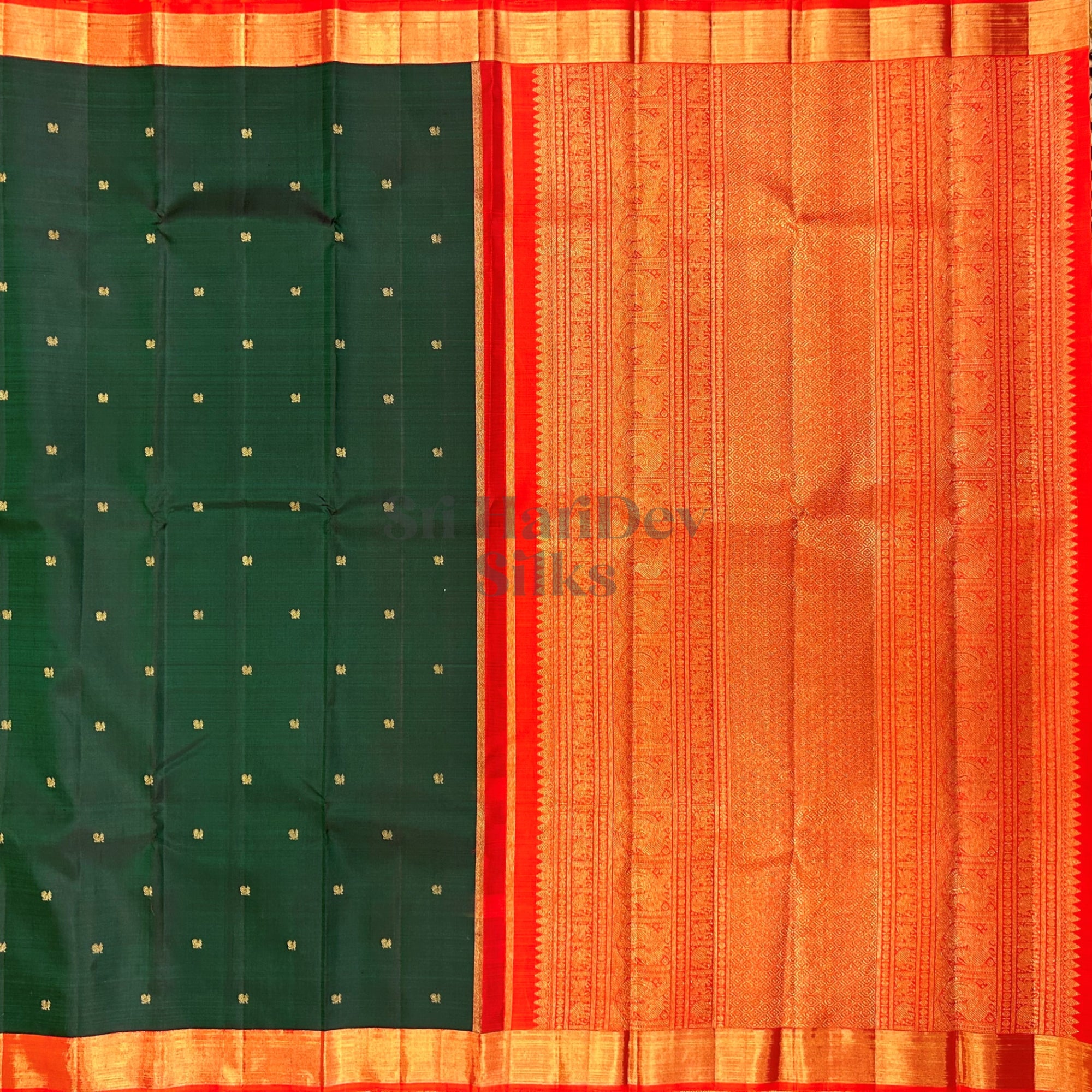 SHSBA03 Kanchipuram Pure Handloom Silk Sari