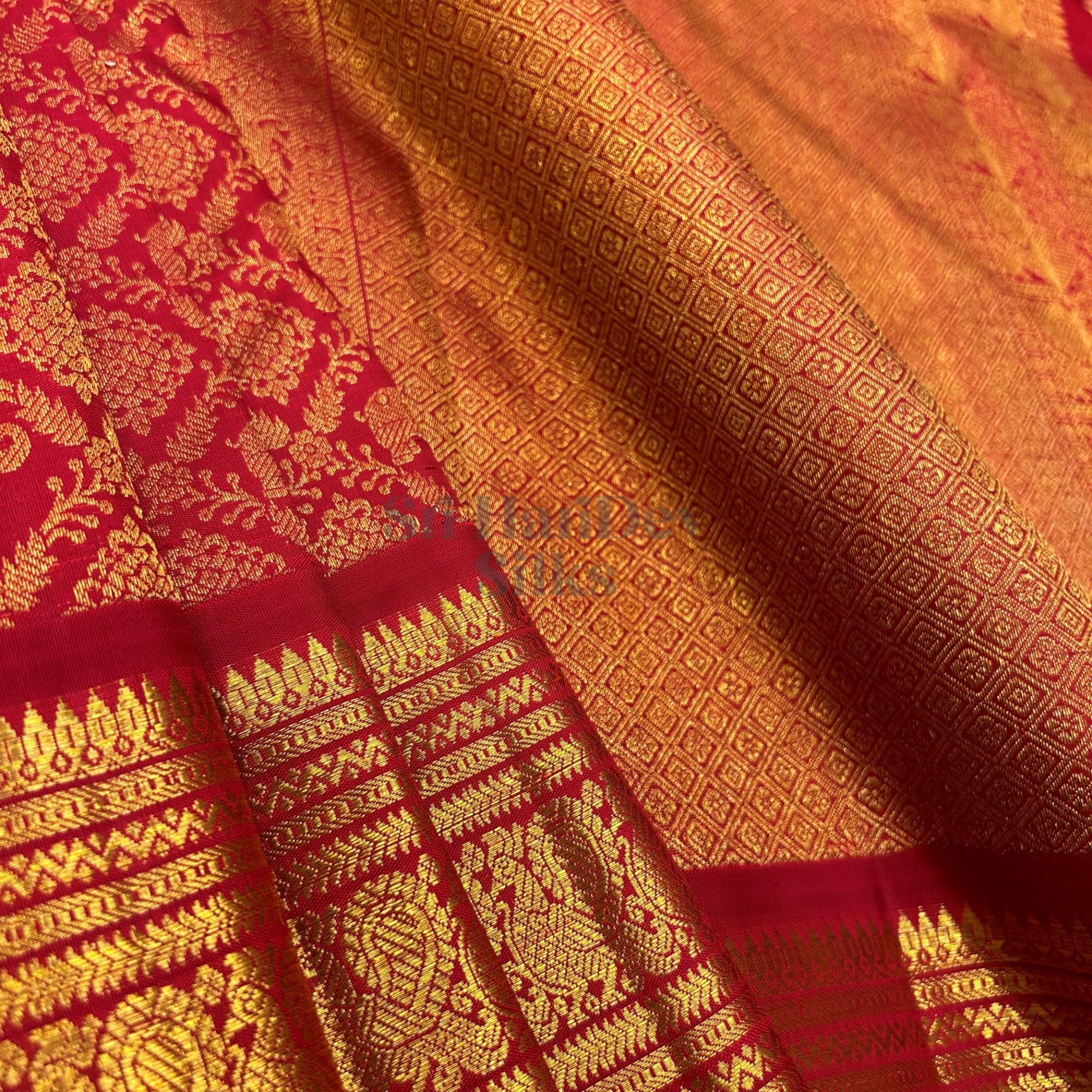 SHSRA01 Kanchipuram Wedding Silk Sari