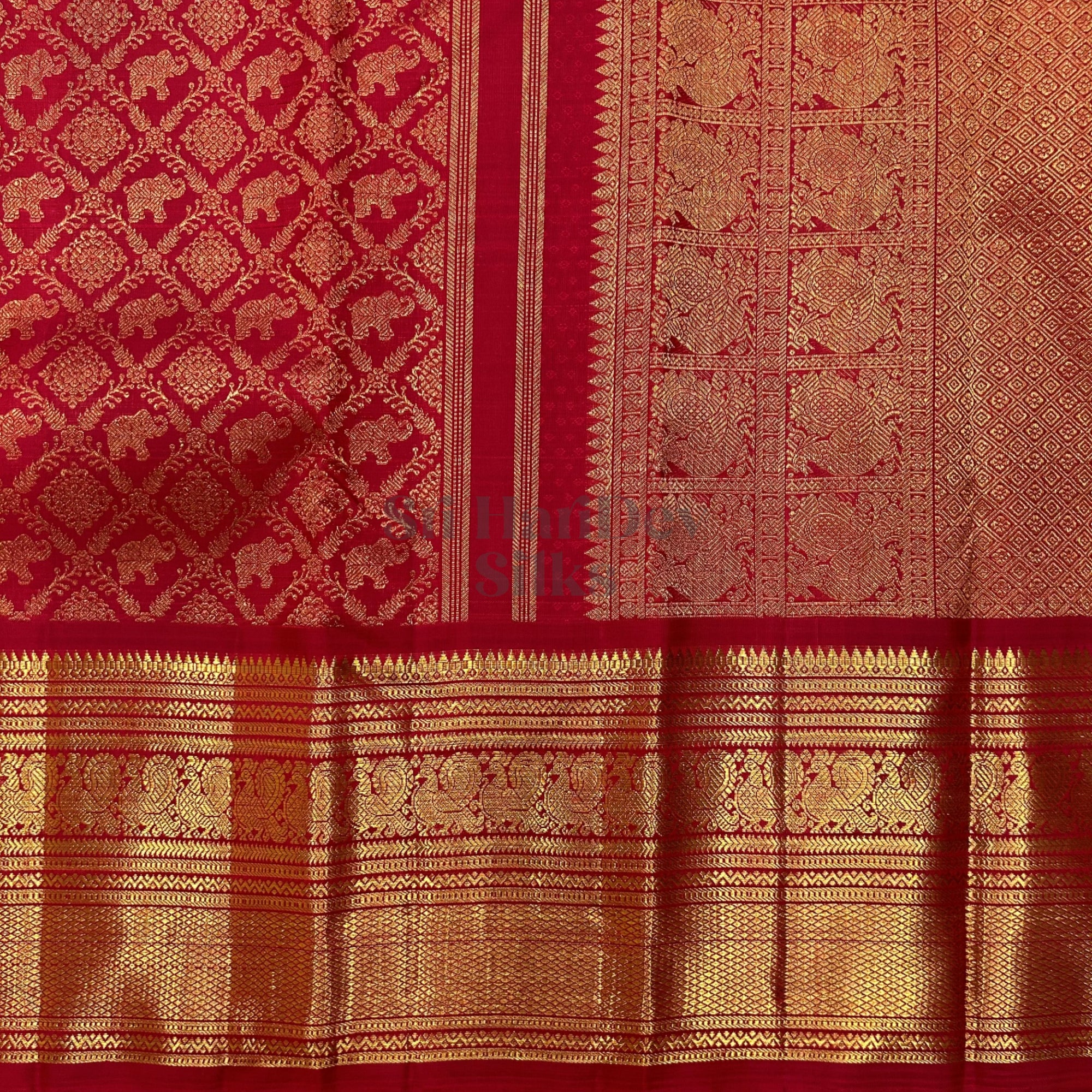 SHSRA01 Kanchipuram Wedding Silk Sari