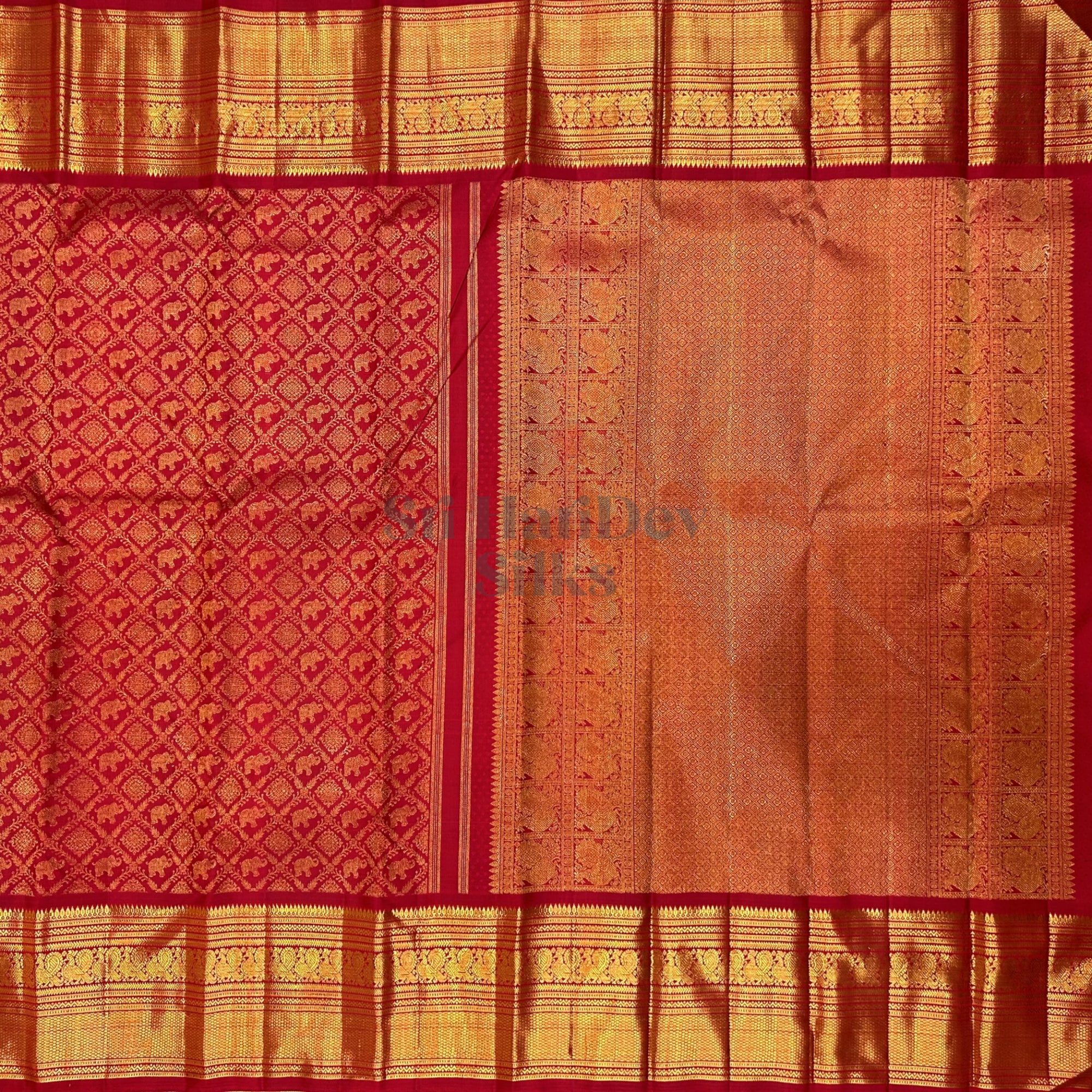 SHSRA01 Kanchipuram Wedding Silk Sari
