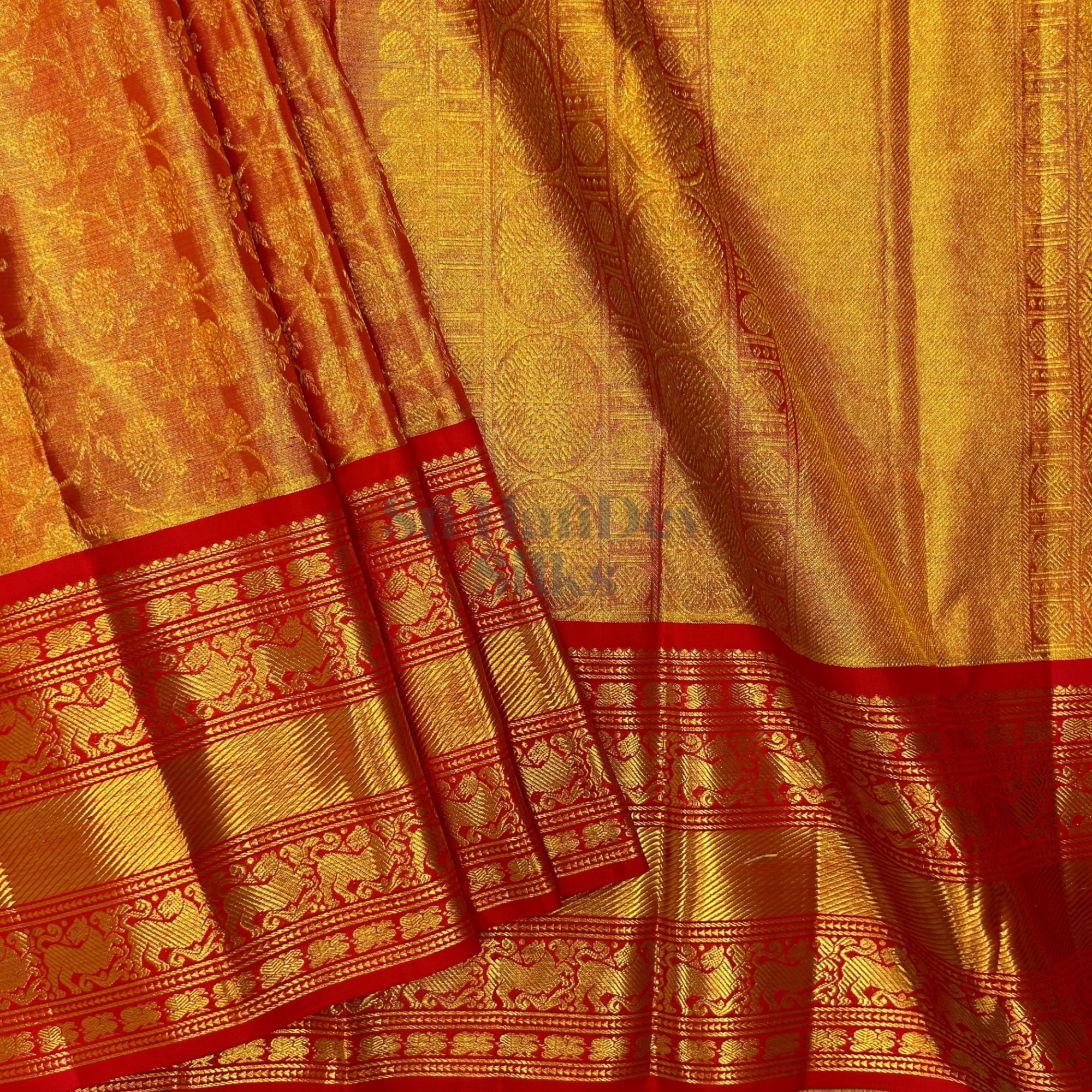 SHS8233 Kanchipuram Wedding Silk Sari