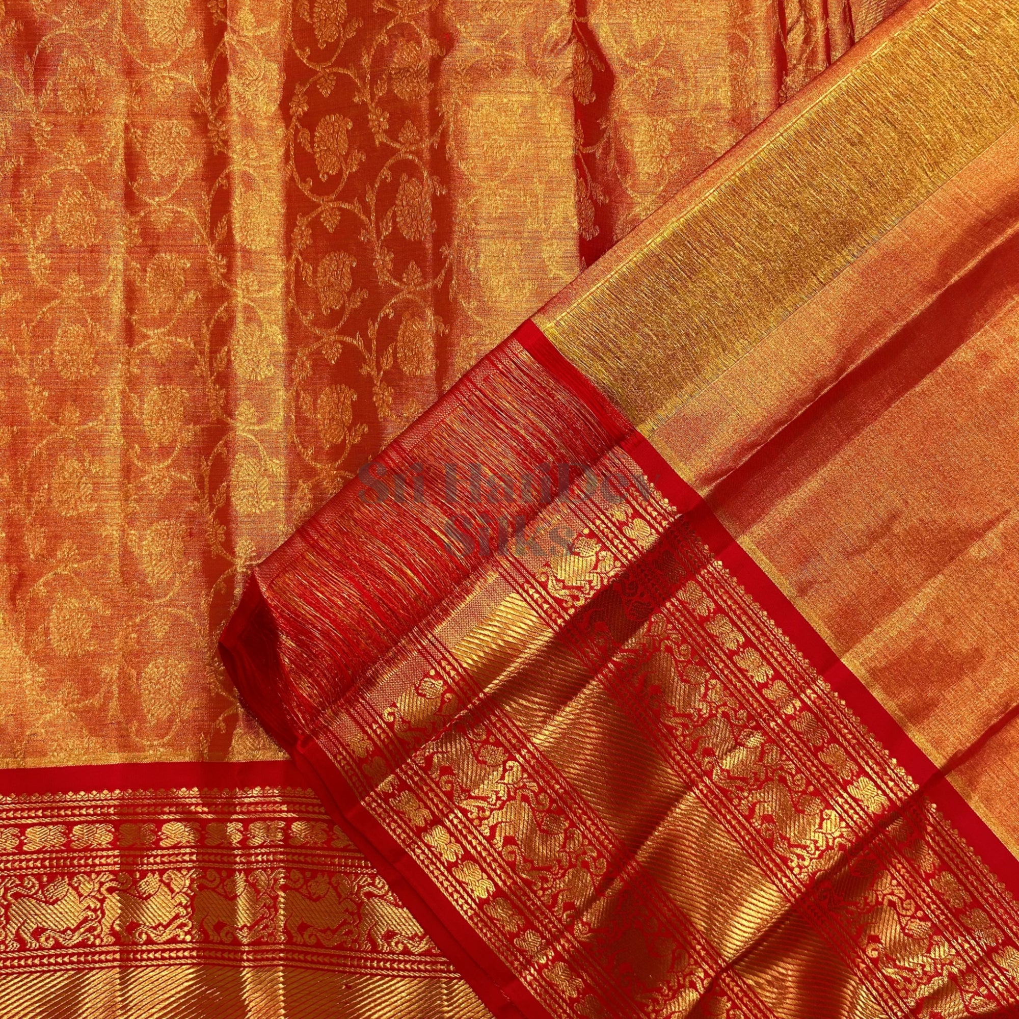SHS8233 Kanchipuram Wedding Silk Sari