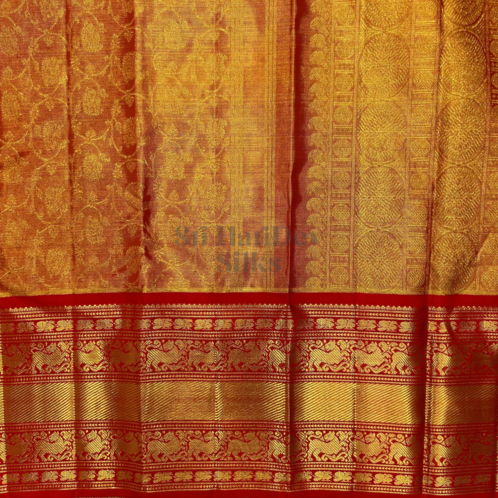 SHS8233 Kanchipuram Wedding Silk Sari