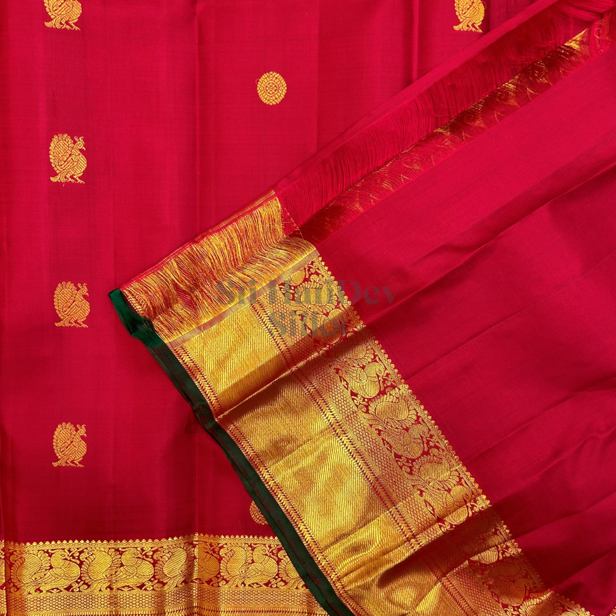 SHS8144 Kanchipuram Pure Handloom Silk Sari