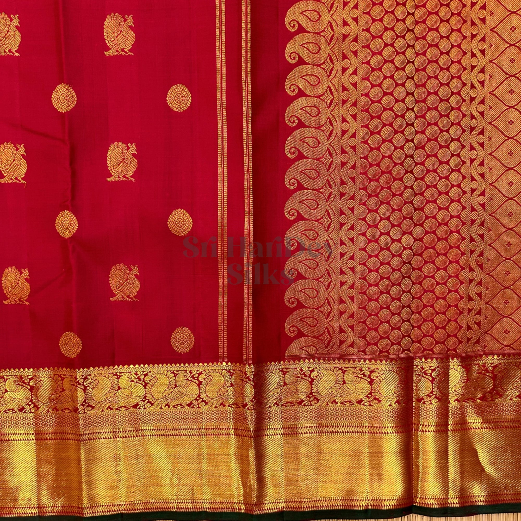 SHS8144 Kanchipuram Pure Handloom Silk Sari