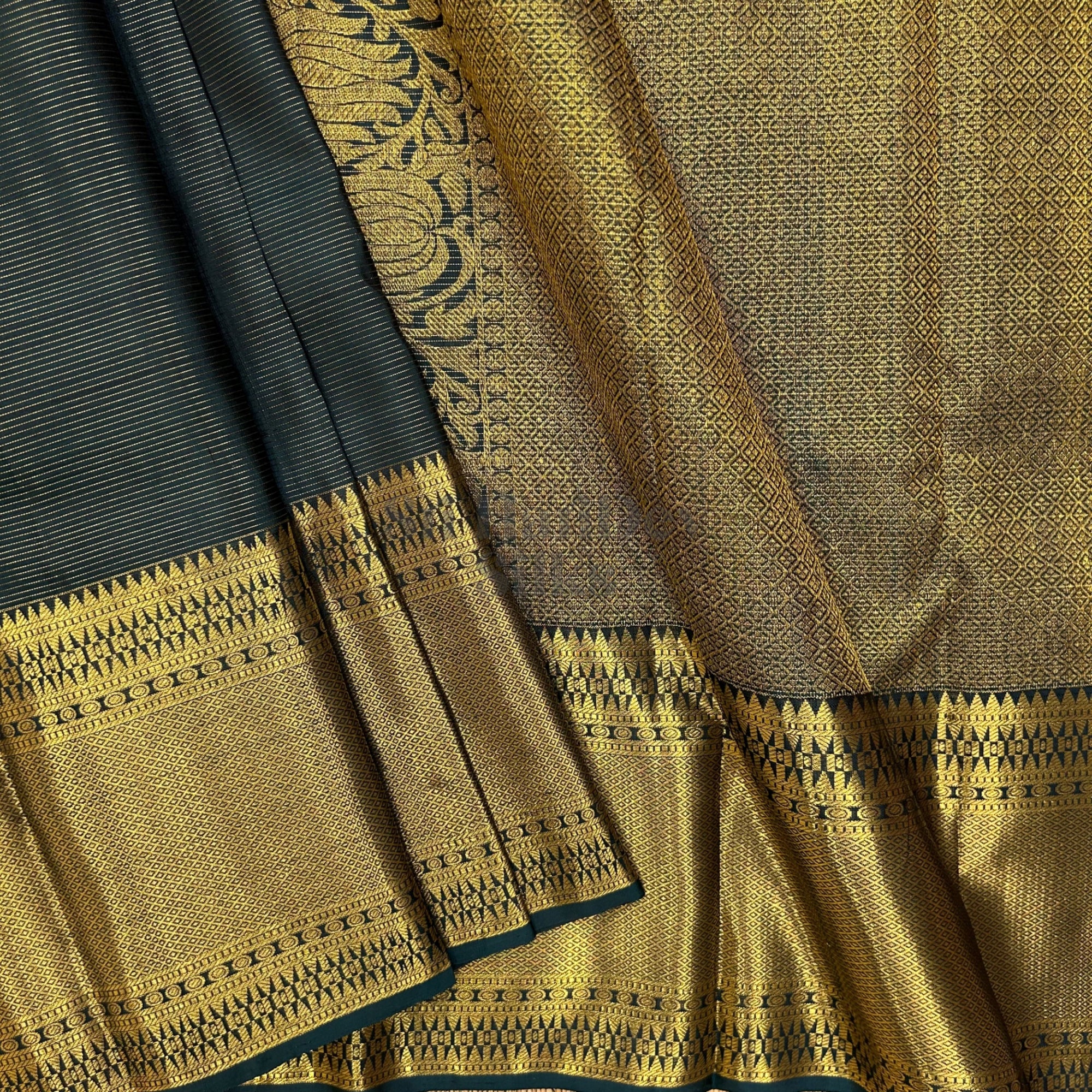 SHS7974 Kanchipuram Pure Handloom Silk Sari