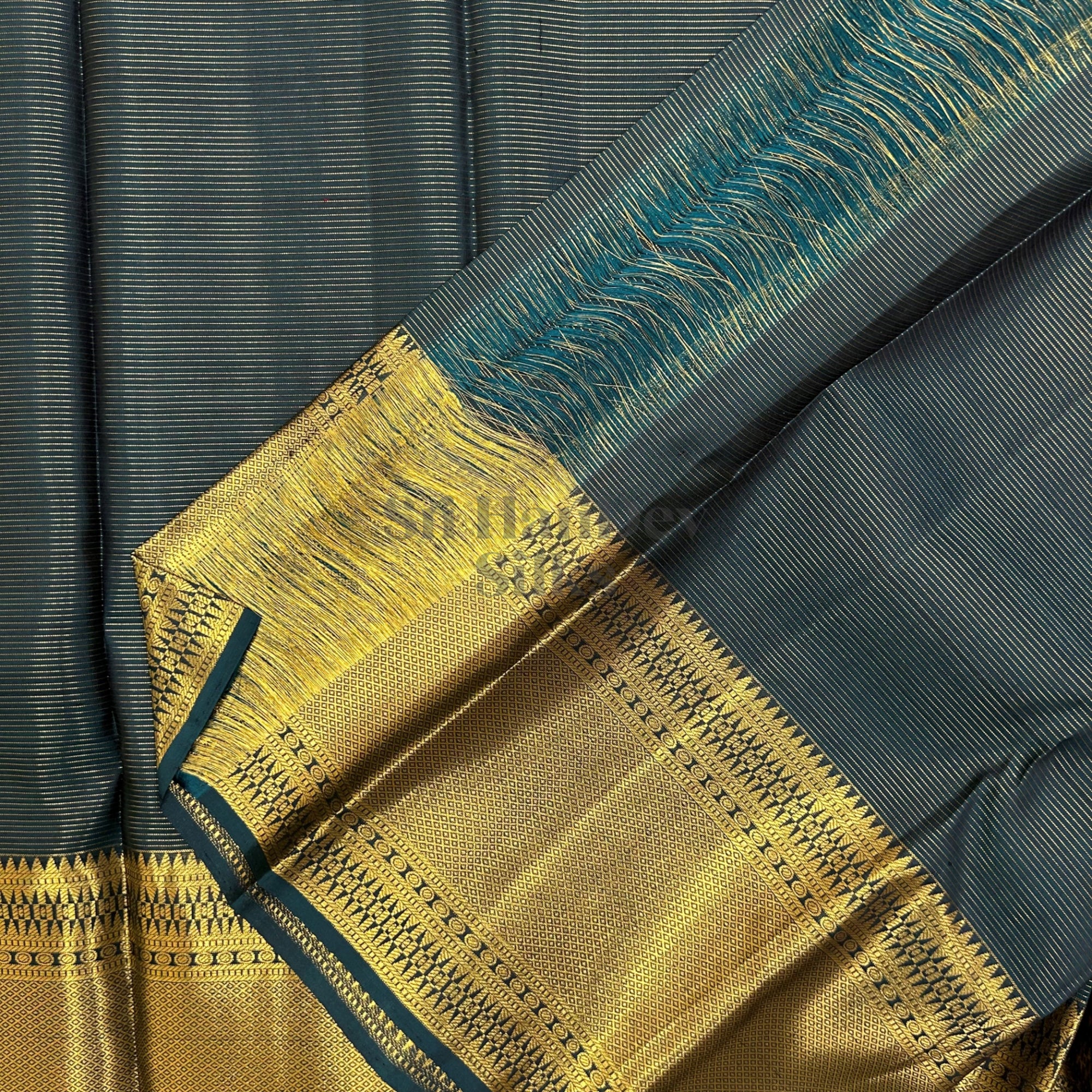 SHS7974 Kanchipuram Pure Handloom Silk Sari