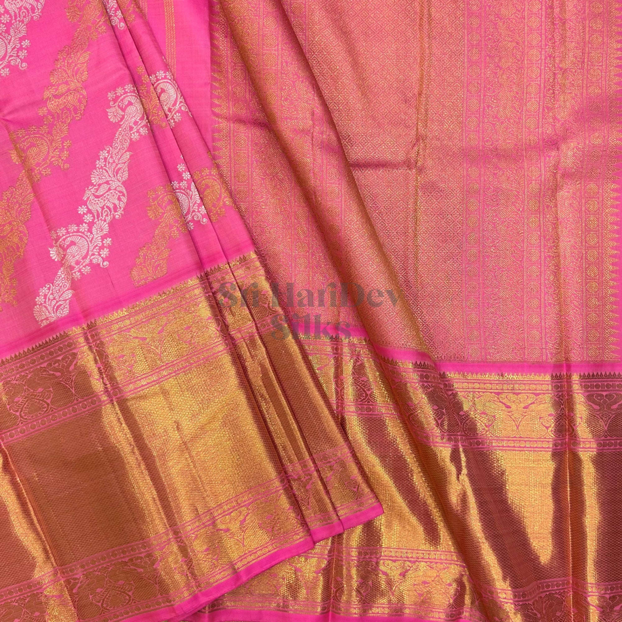 SHS8145 Kanchipuram Wedding Silk Sari
