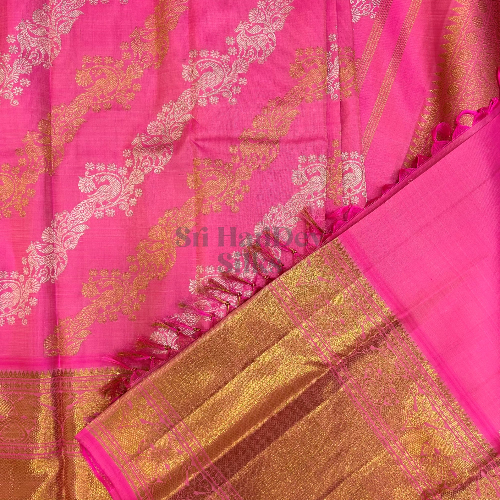 SHS8145 Kanchipuram Wedding Silk Sari