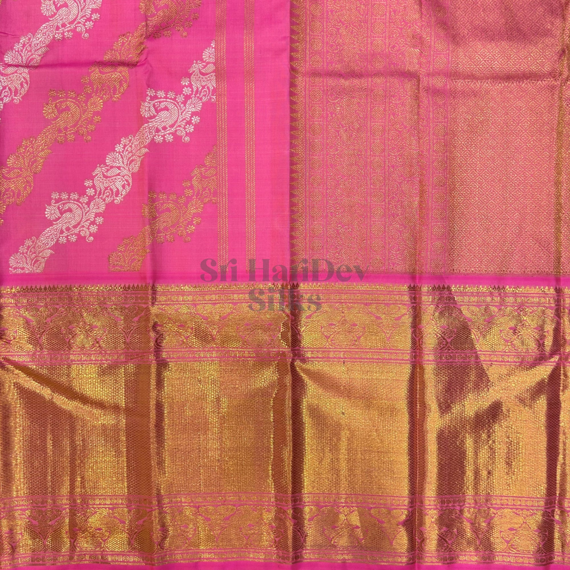 SHS8145 Kanchipuram Wedding Silk Sari