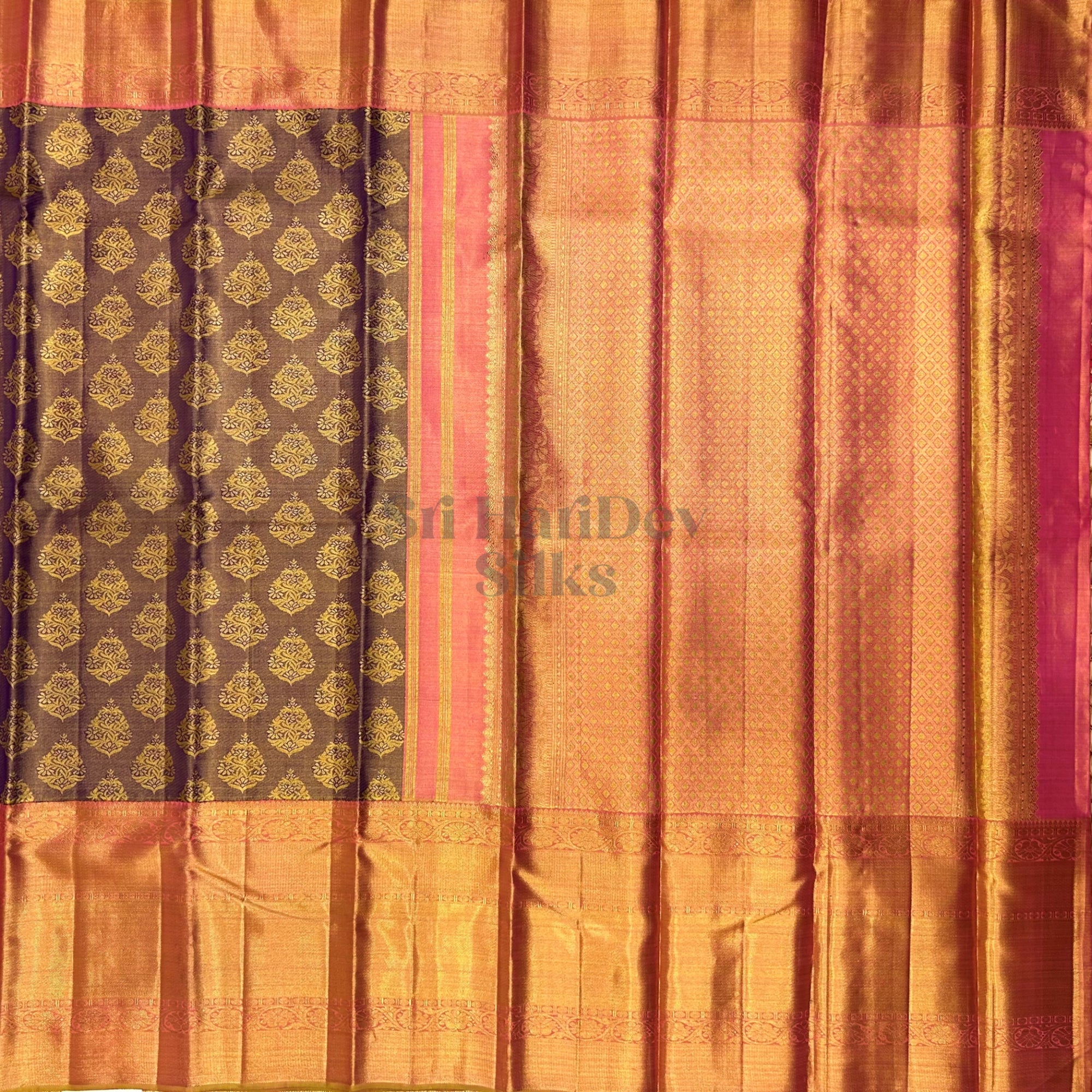 SHSNEW Kanchipuram Wedding Silk Sari