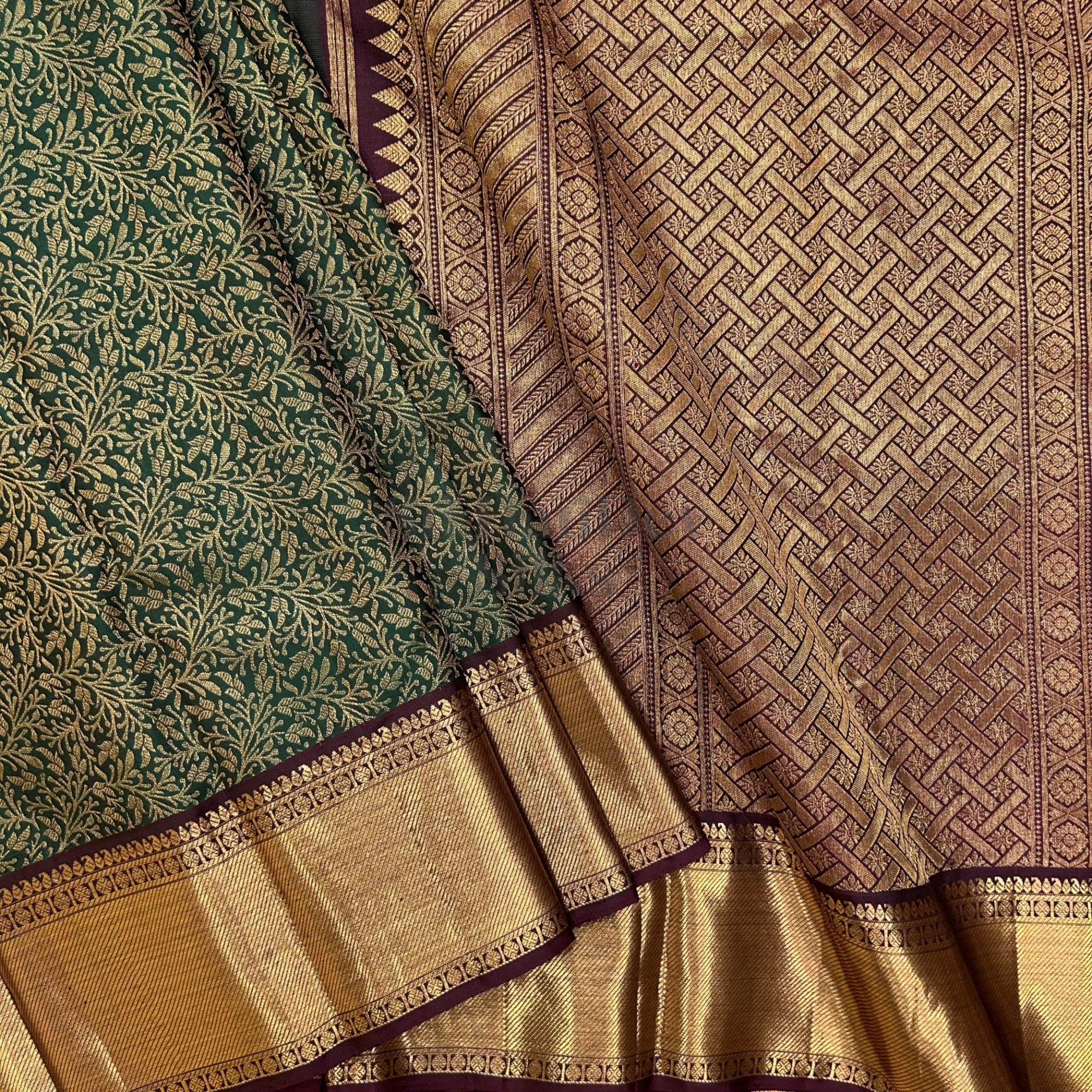 SHS8204 Kanchipuram Wedding Silk Sari