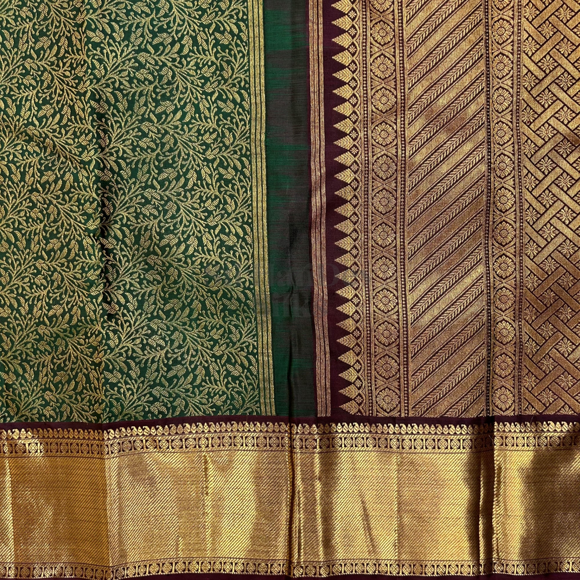 SHS8204 Kanchipuram Wedding Silk Sari