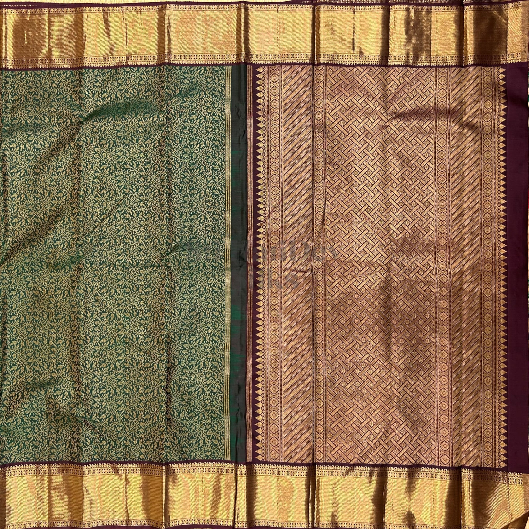 SHS8204 Kanchipuram Wedding Silk Sari