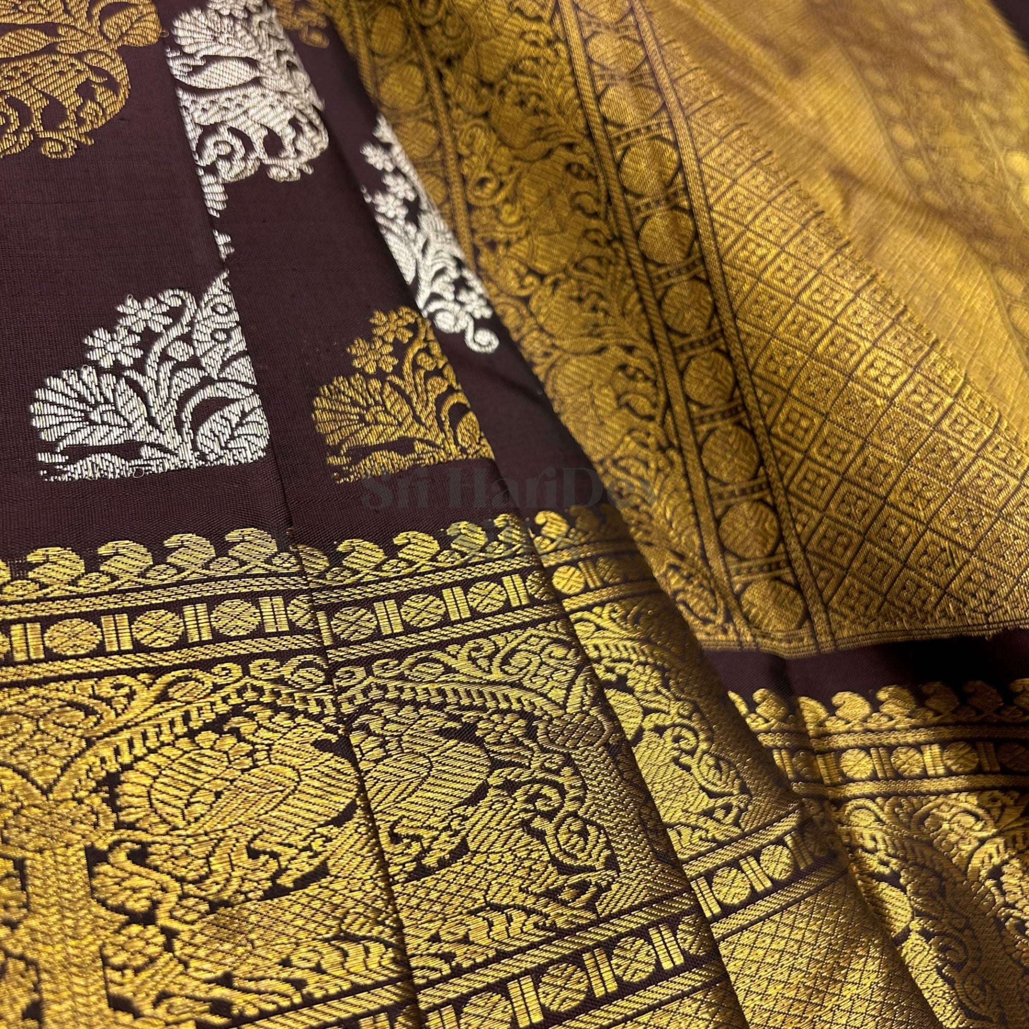 SHS8358 Kanchipuram Pure Handloom Silk Sari