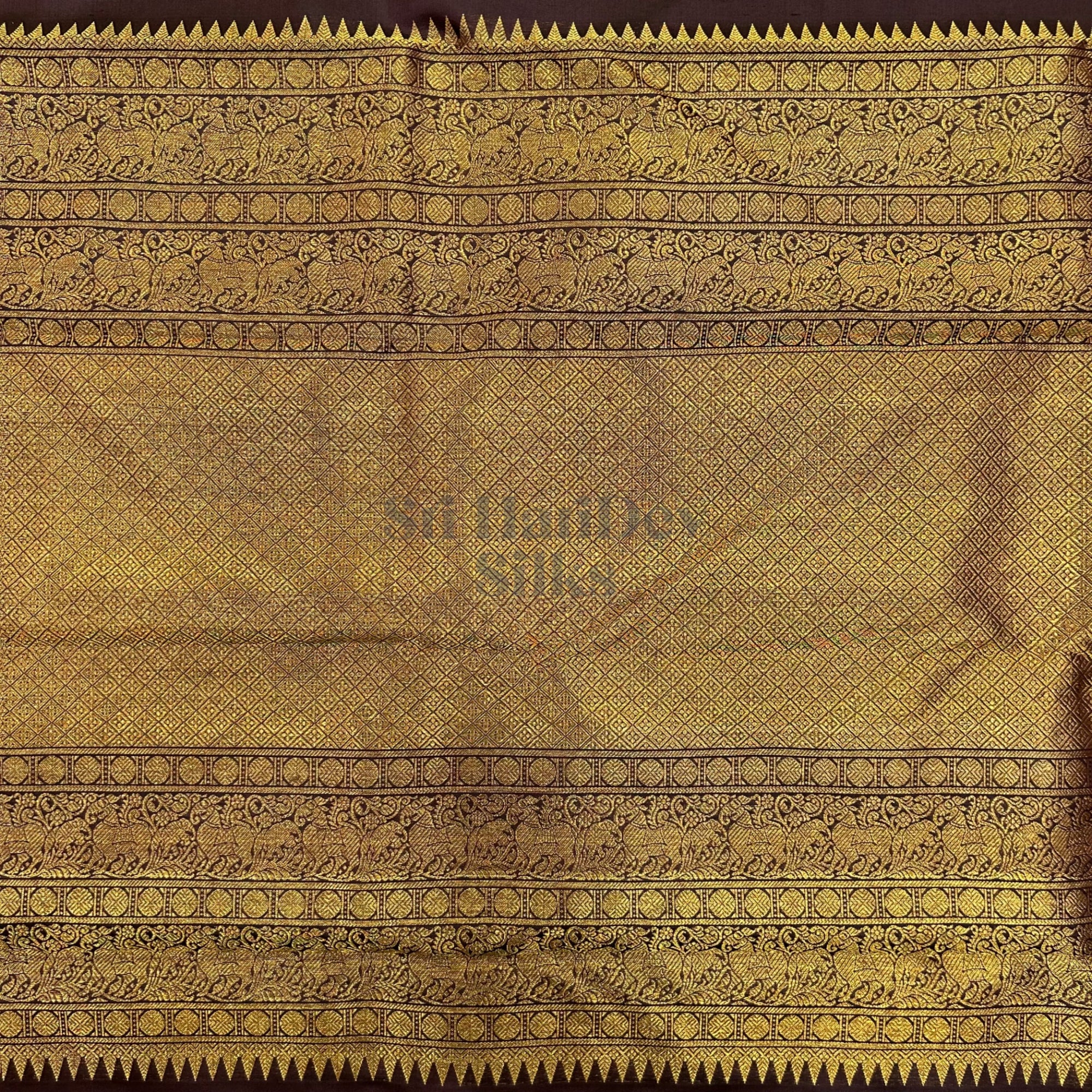 SHS8358 Kanchipuram Pure Handloom Silk Sari