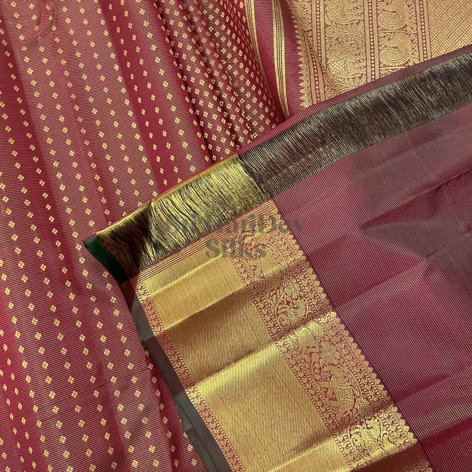 SHS6776 Kanchipuram Pure Handloom Silk Sari