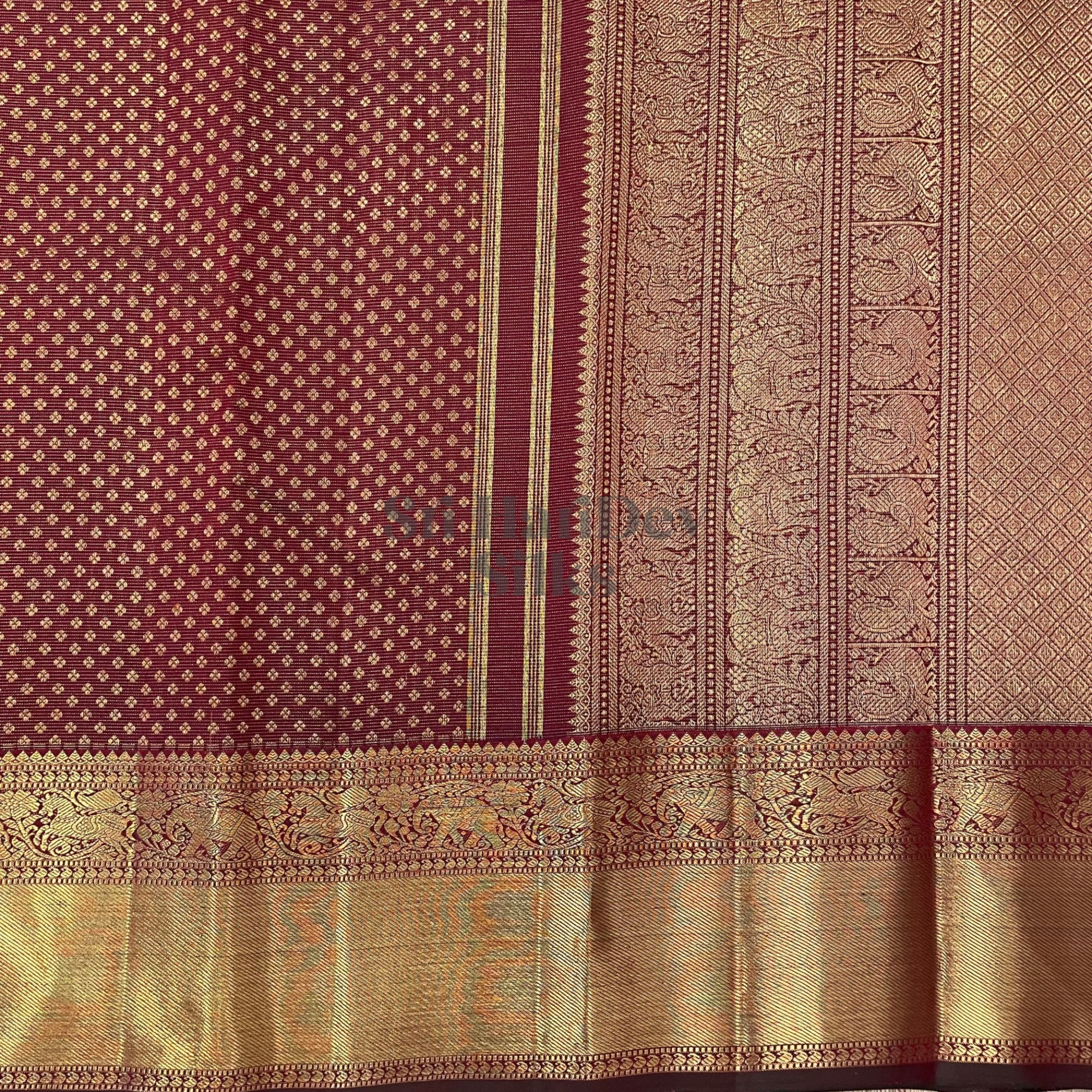 SHS6776 Kanchipuram Pure Handloom Silk Sari