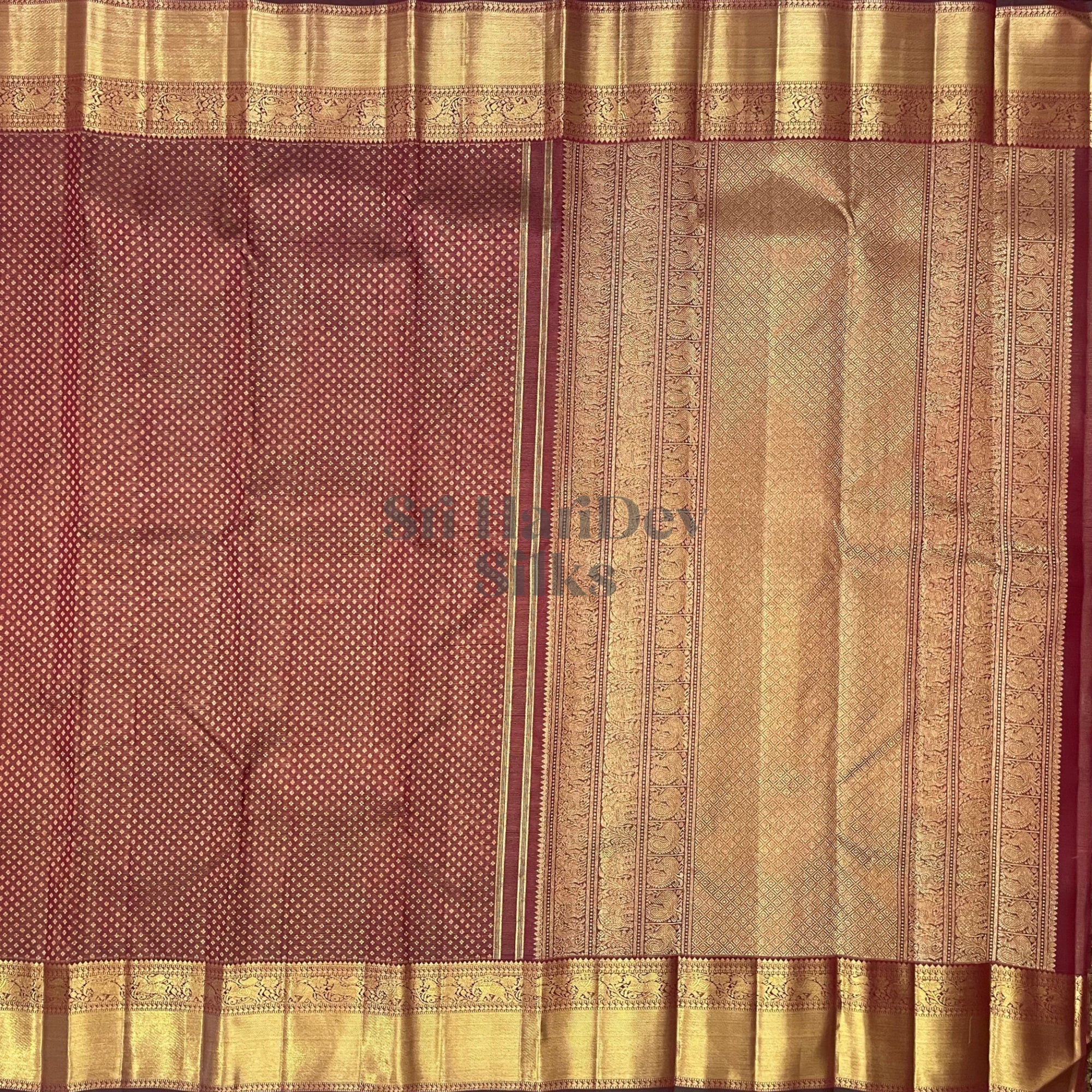 SHS6776 Kanchipuram Pure Handloom Silk Sari