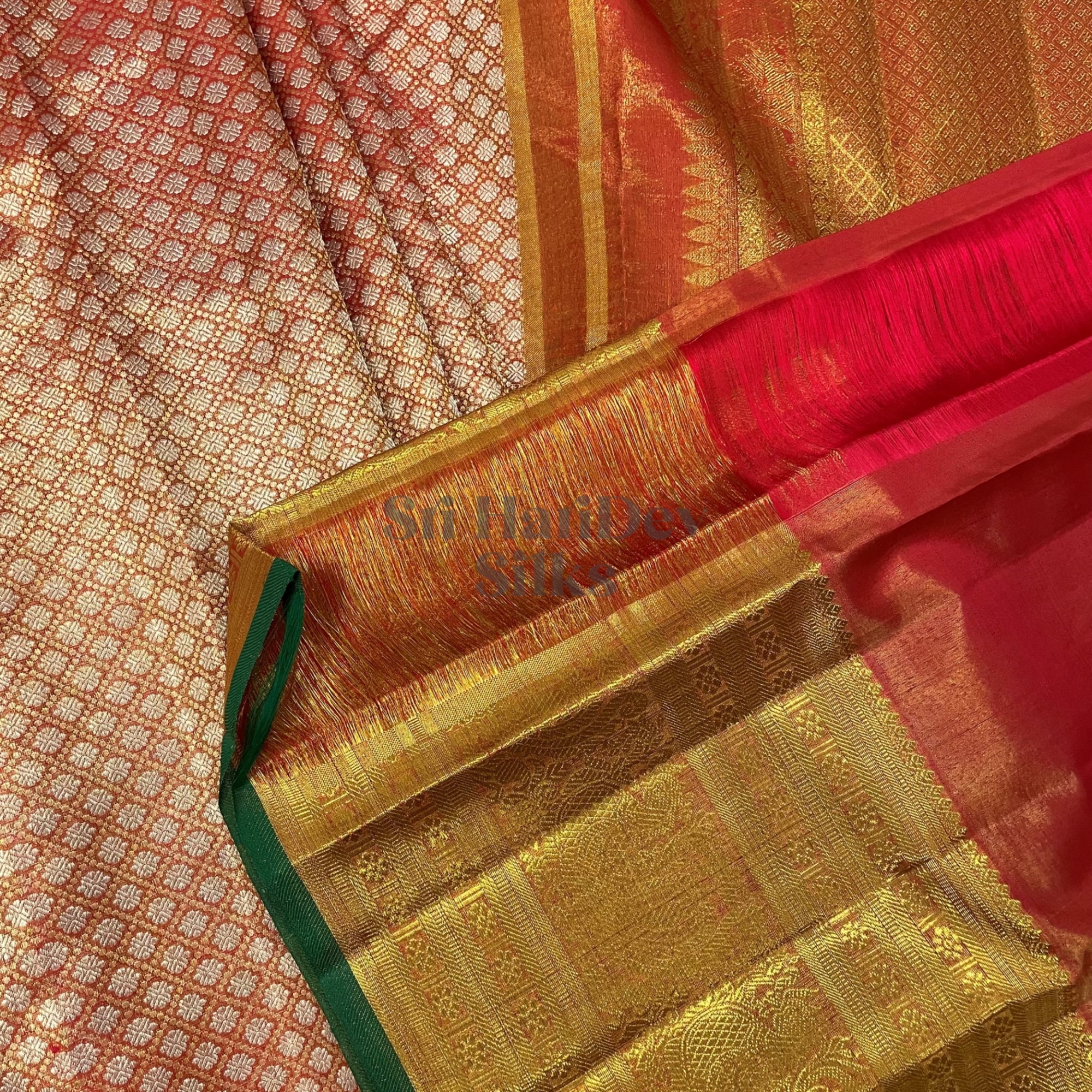 SHS6786 Kanchipuram Wedding Silk Sari