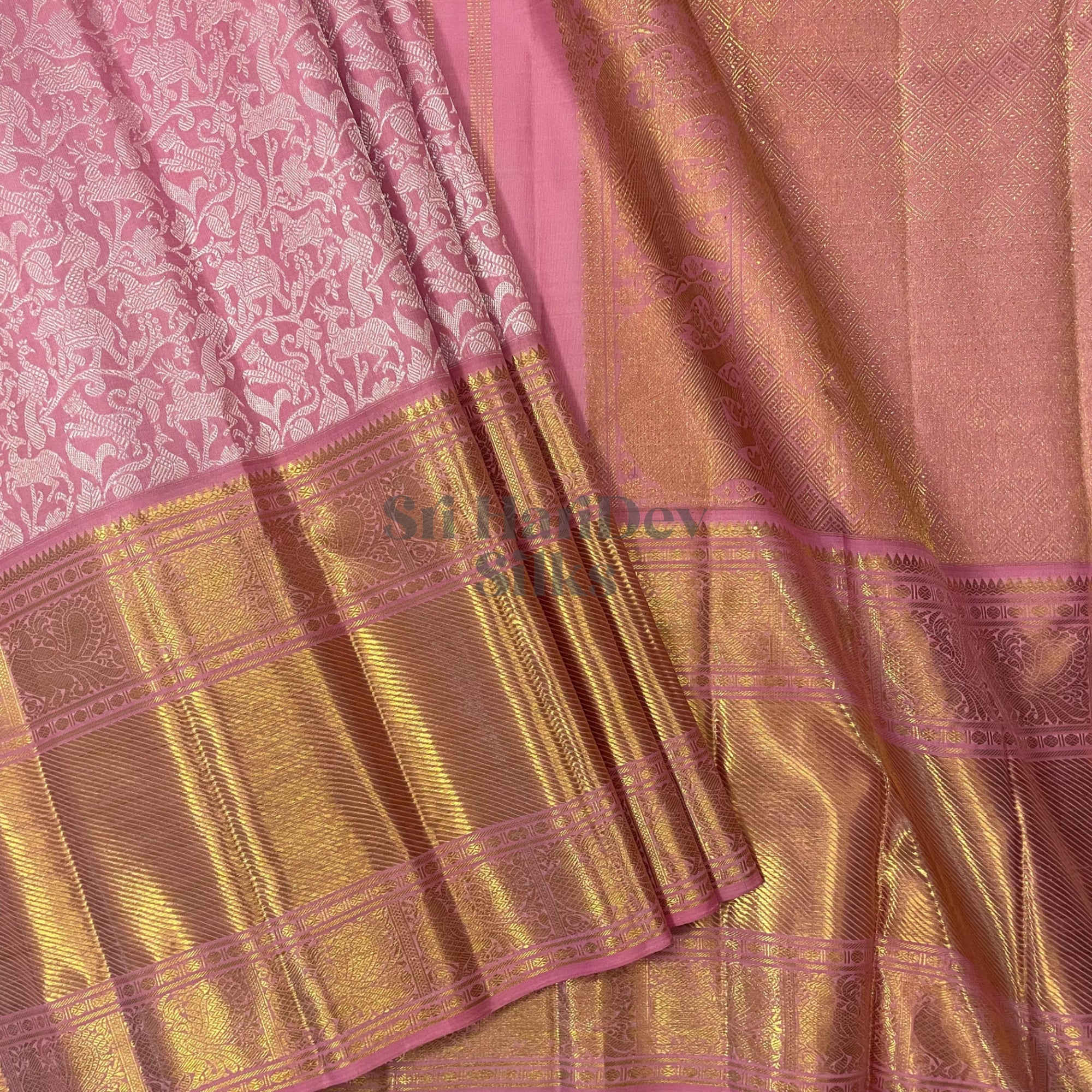 SHS6913 Kanchipuram Pure Handloom Silk Sari
