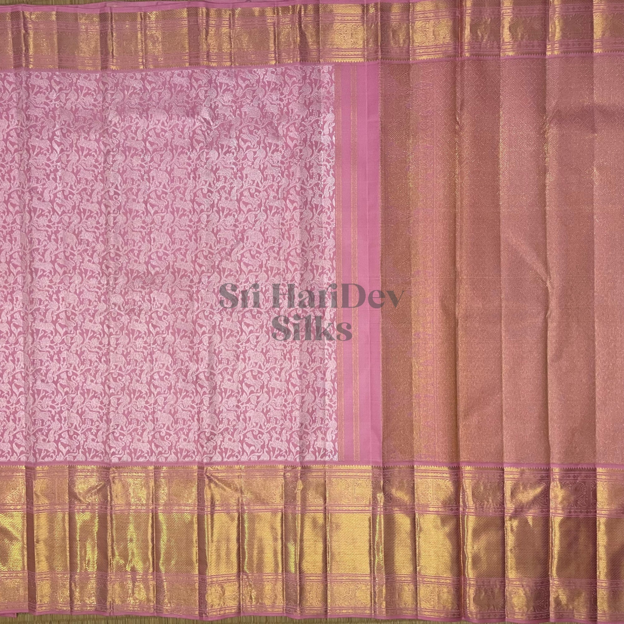 SHS6913 Kanchipuram Pure Handloom Silk Sari