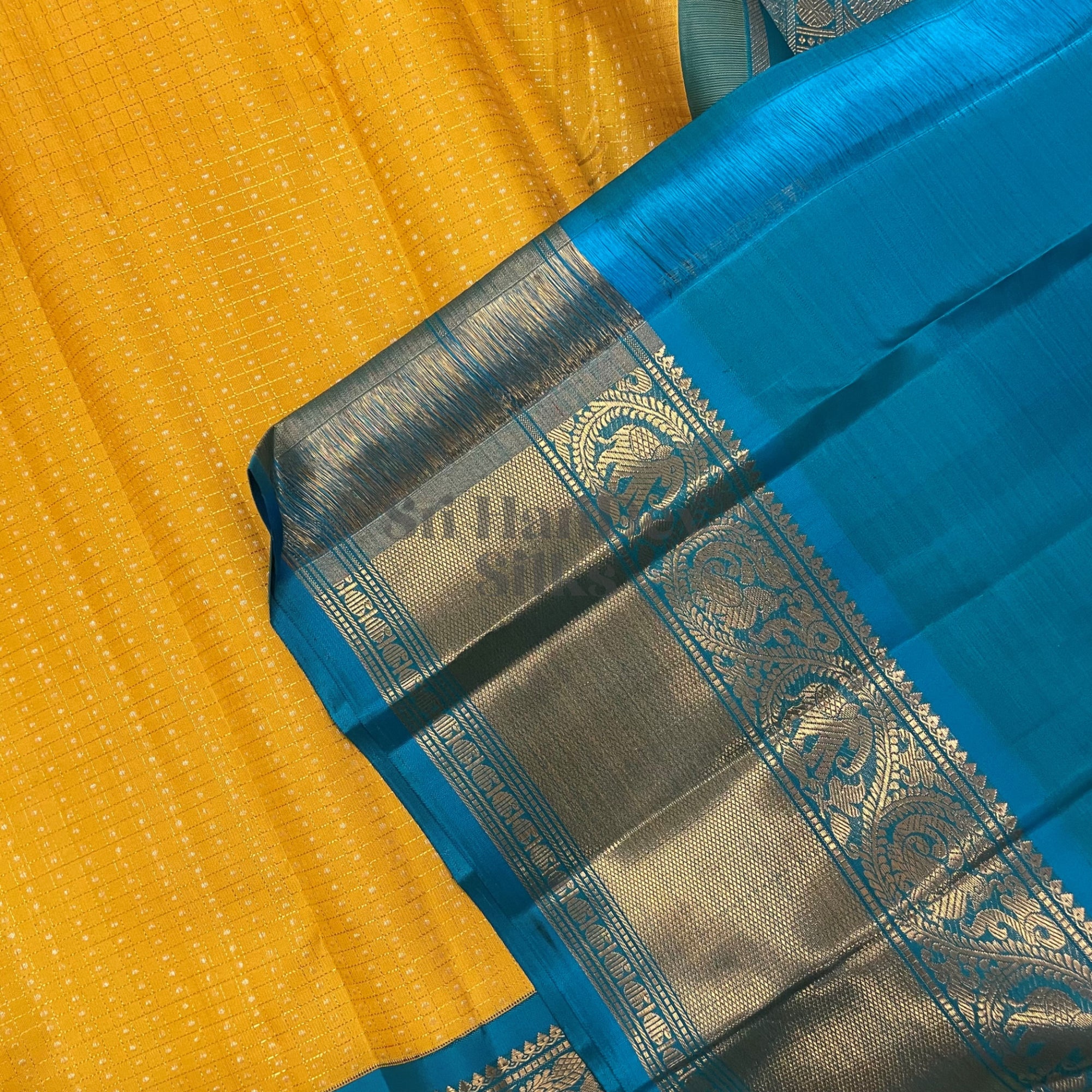 SHS6966 Kanchipuram Pure Handloom Silk Sari