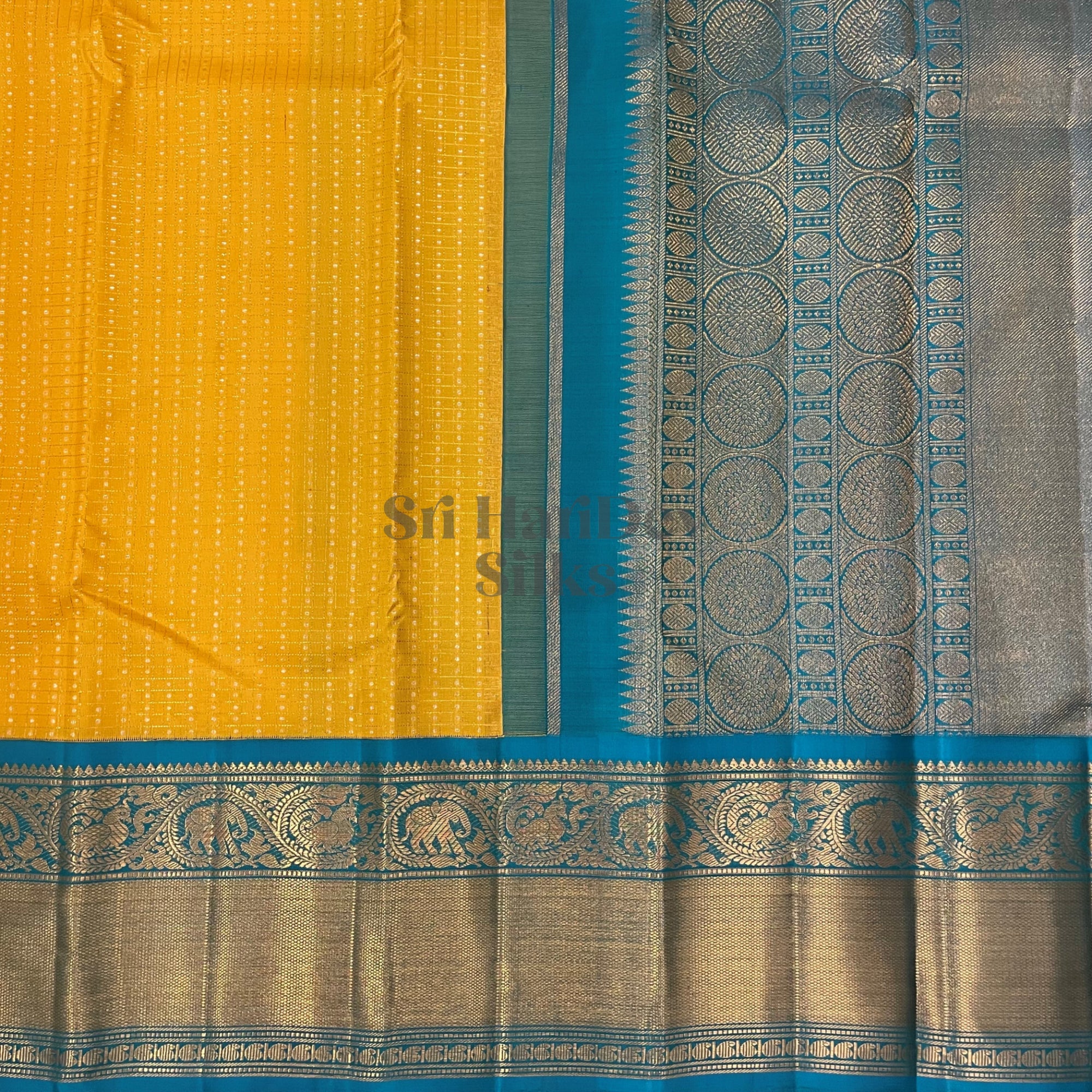 SHS6966 Kanchipuram Pure Handloom Silk Sari