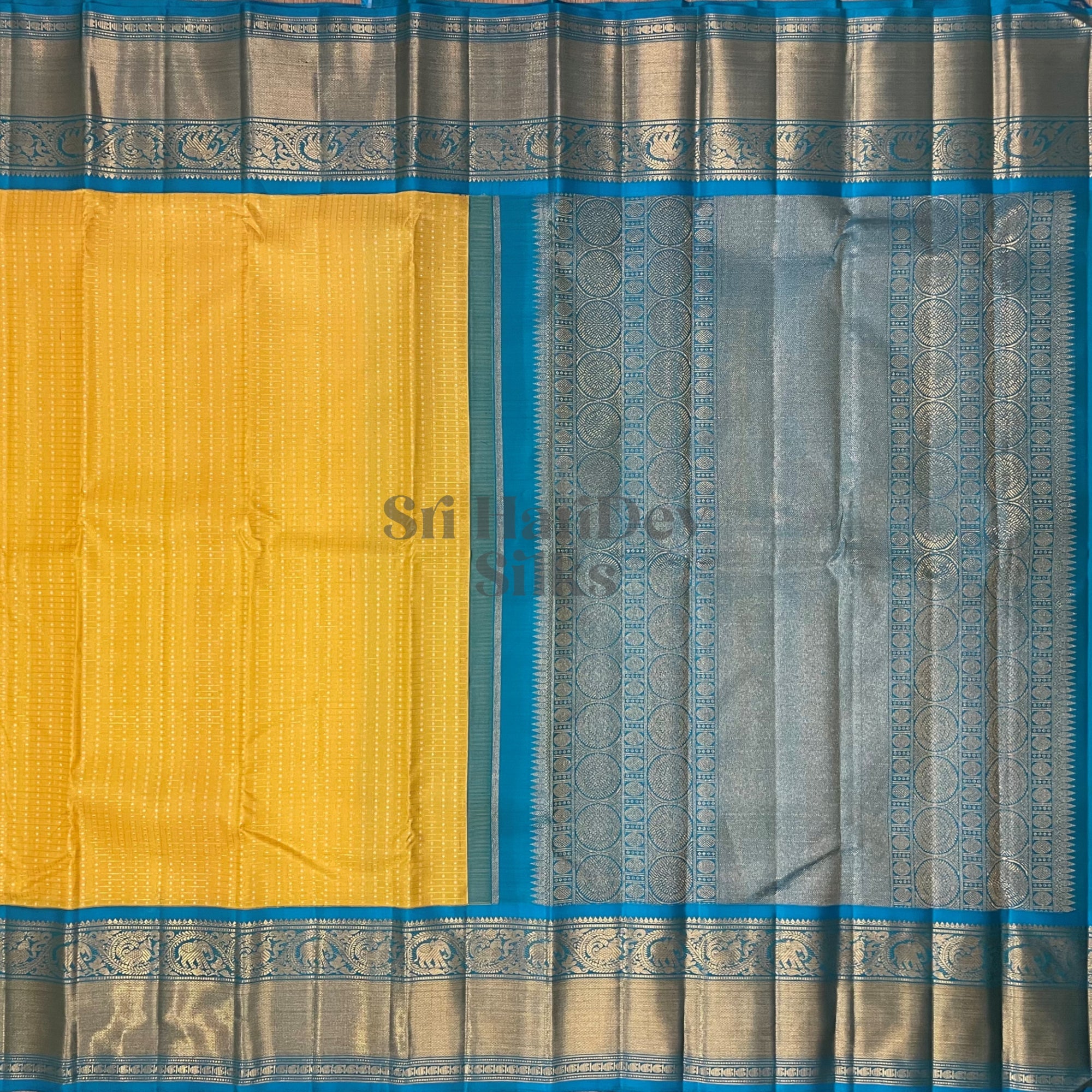 SHS6966 Kanchipuram Pure Handloom Silk Sari