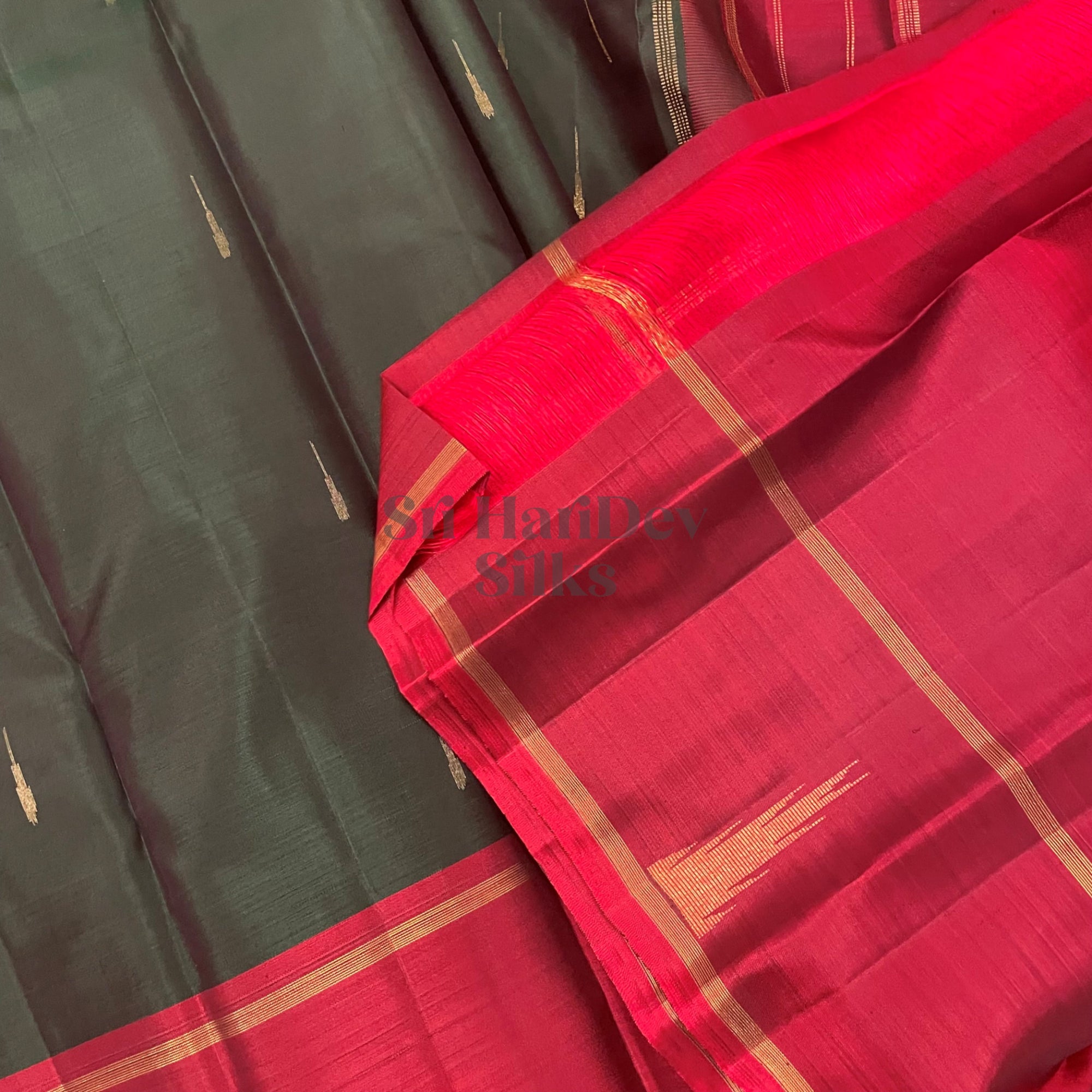 SHS6364 Kanchipuram Pure Handloom Silk Sari