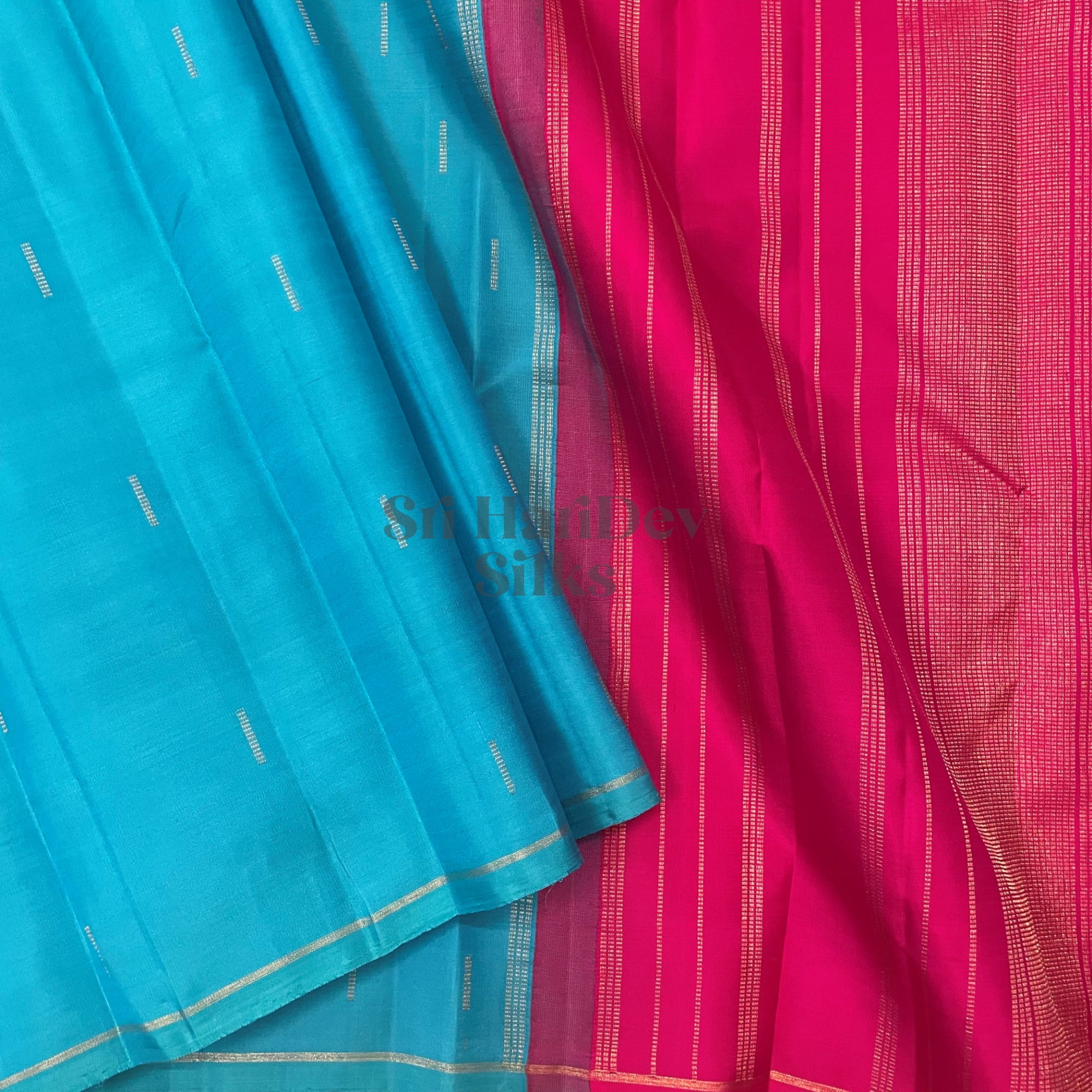 SHS7095 Kanchipuram Pure Handloom Silk Sari