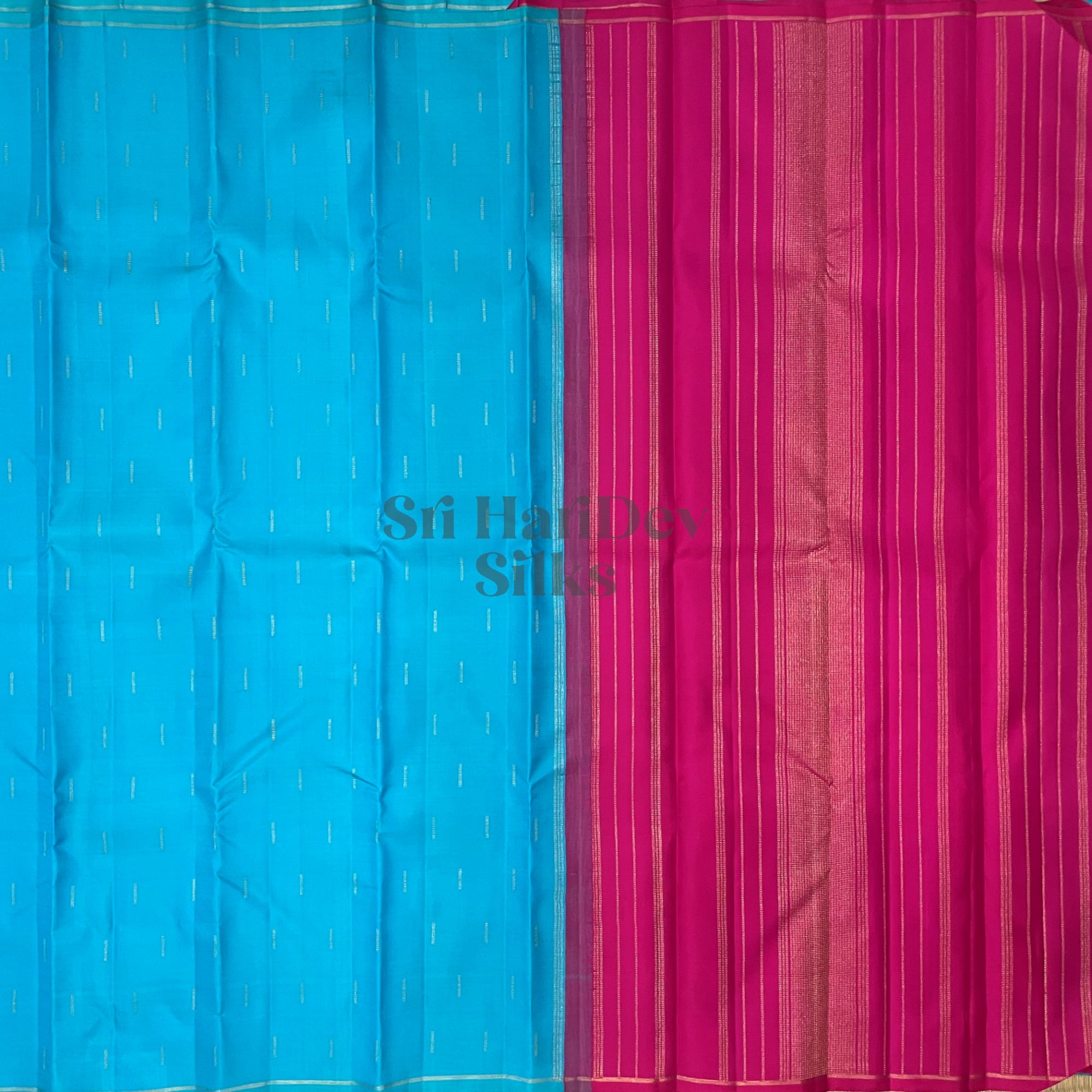 SHS7095 Kanchipuram Pure Handloom Silk Sari