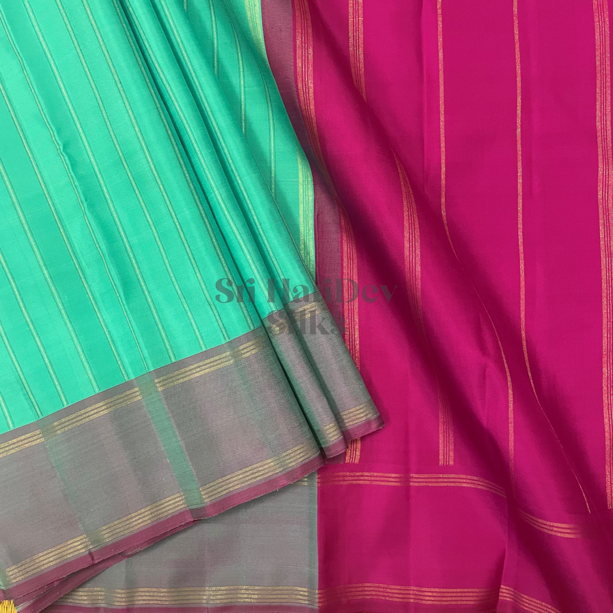 SHS7105 Kanchipuram pure handloom Silk Sari